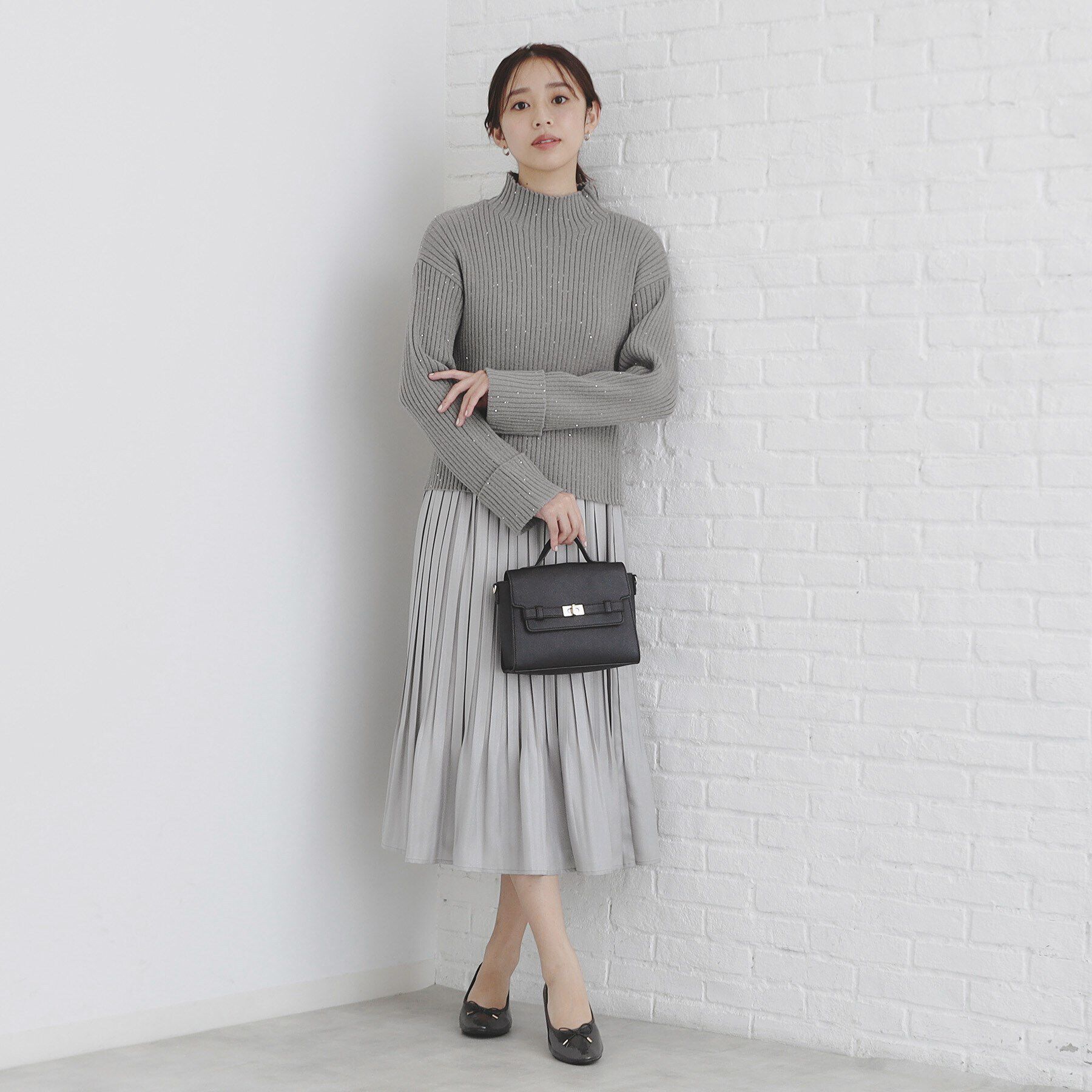 index「スパンコールリブニット【洗濯機洗い可】」|ニット・セーター|