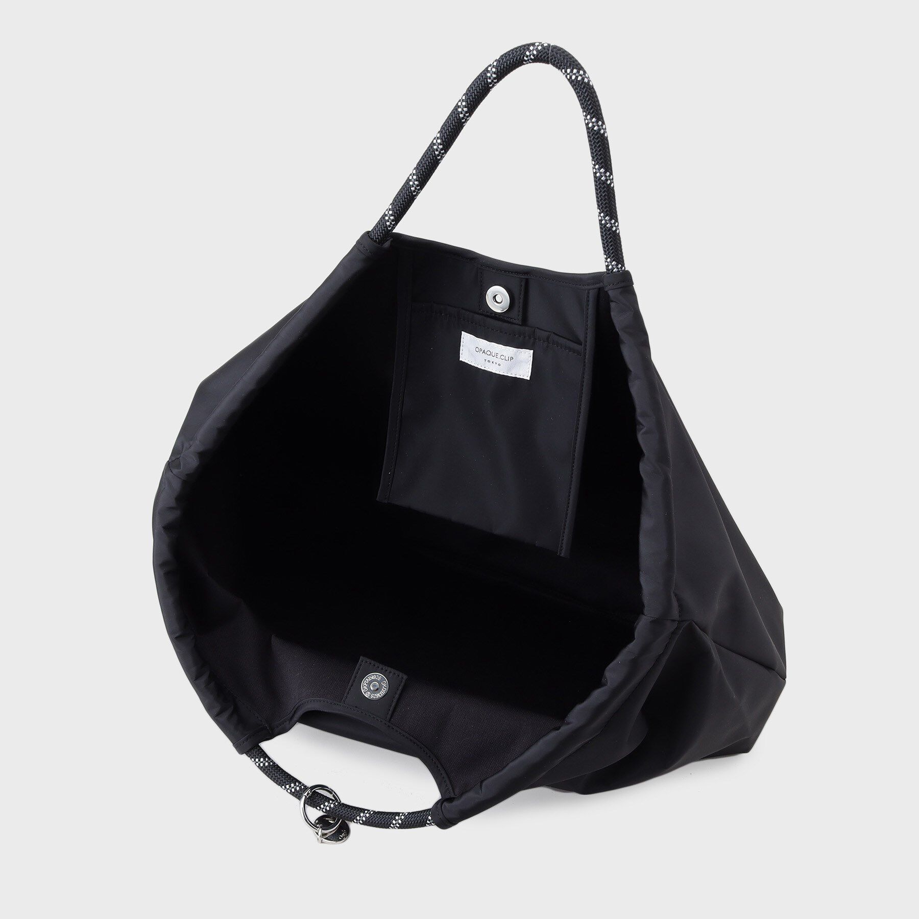 OPAQUE.CLIP「【軽量/A4サイズ対応】ロープハンドルドロストBIGトートバッグ」|トートバッグ|