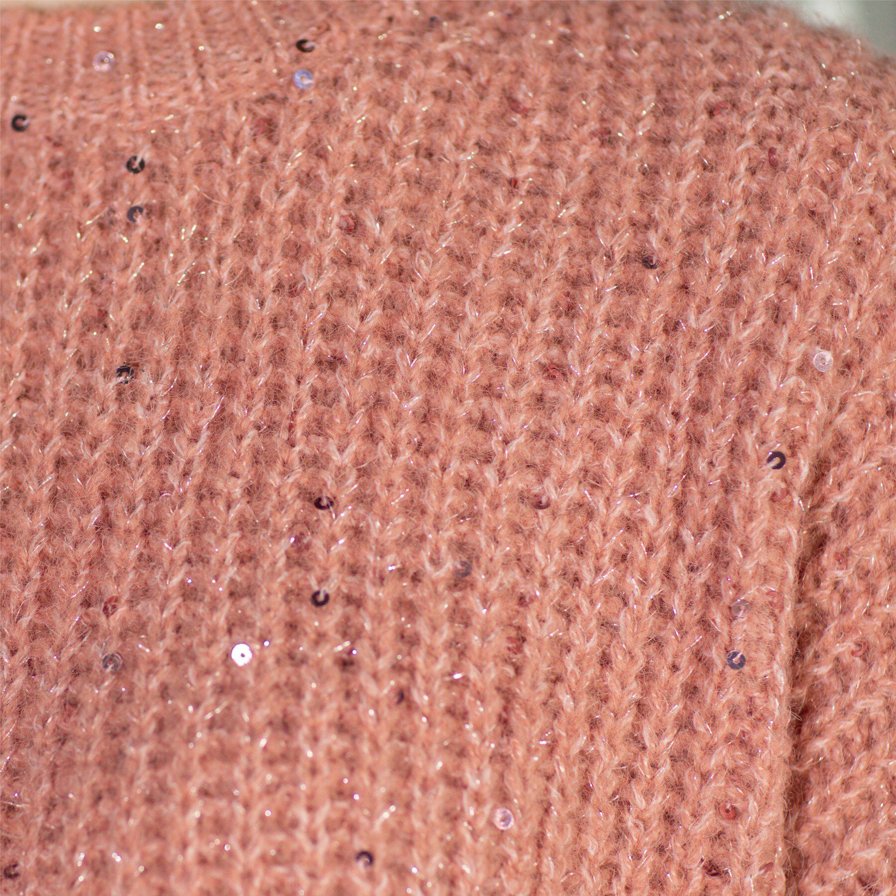 OPAQUE.CLIP「オーバーサイズ スパンコールニット」|ニット・セーター|