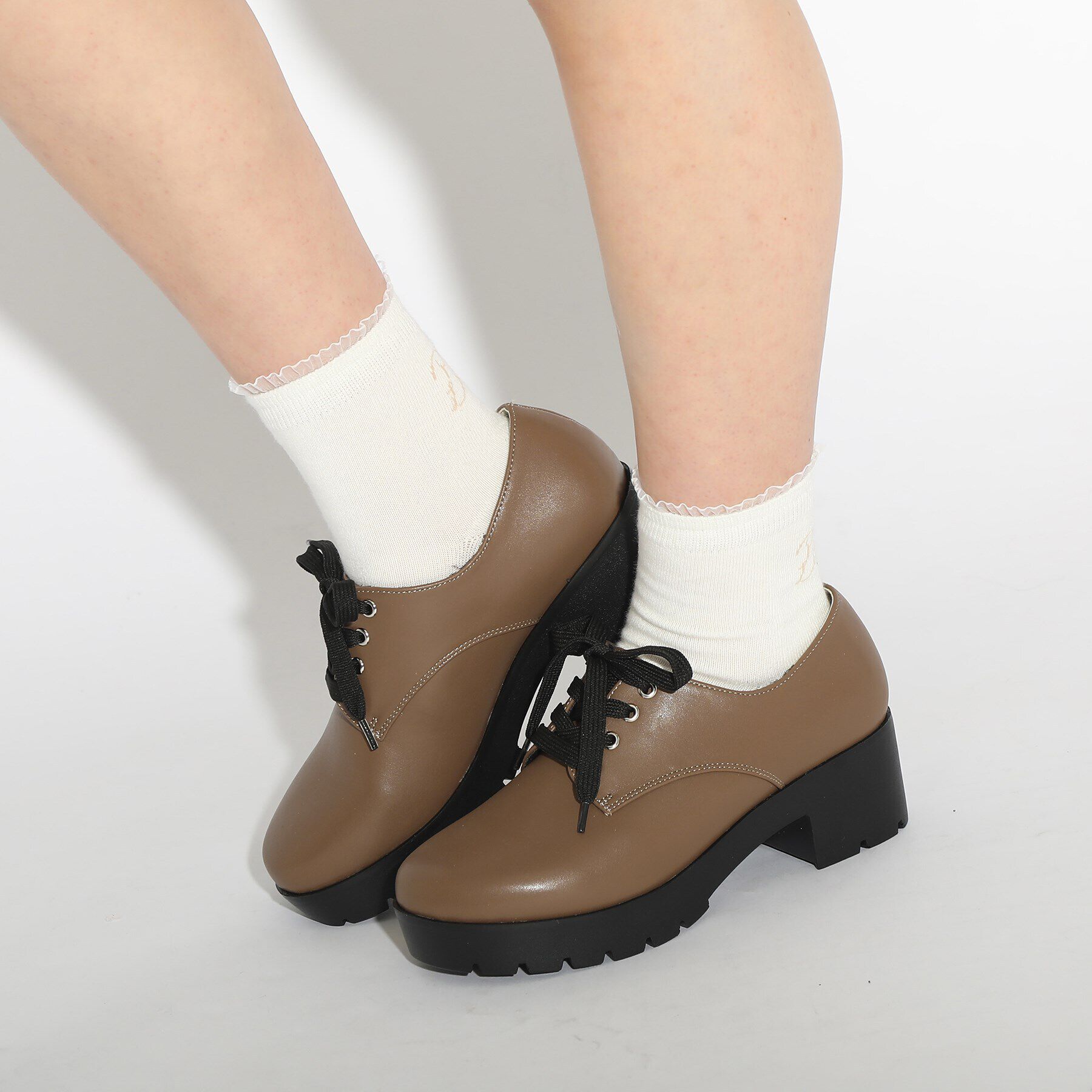 PINK-latte「厚底ガーリーシューズ」|ビジネス・ドレスシューズ|