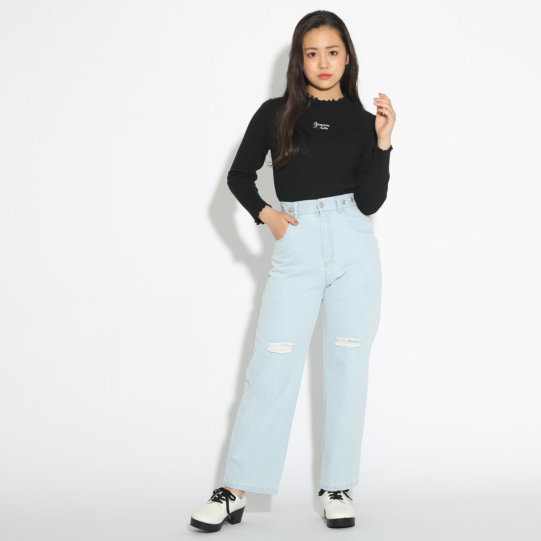 PINK-latte「厚底ガーリーシューズ」|ビジネス・ドレスシューズ|