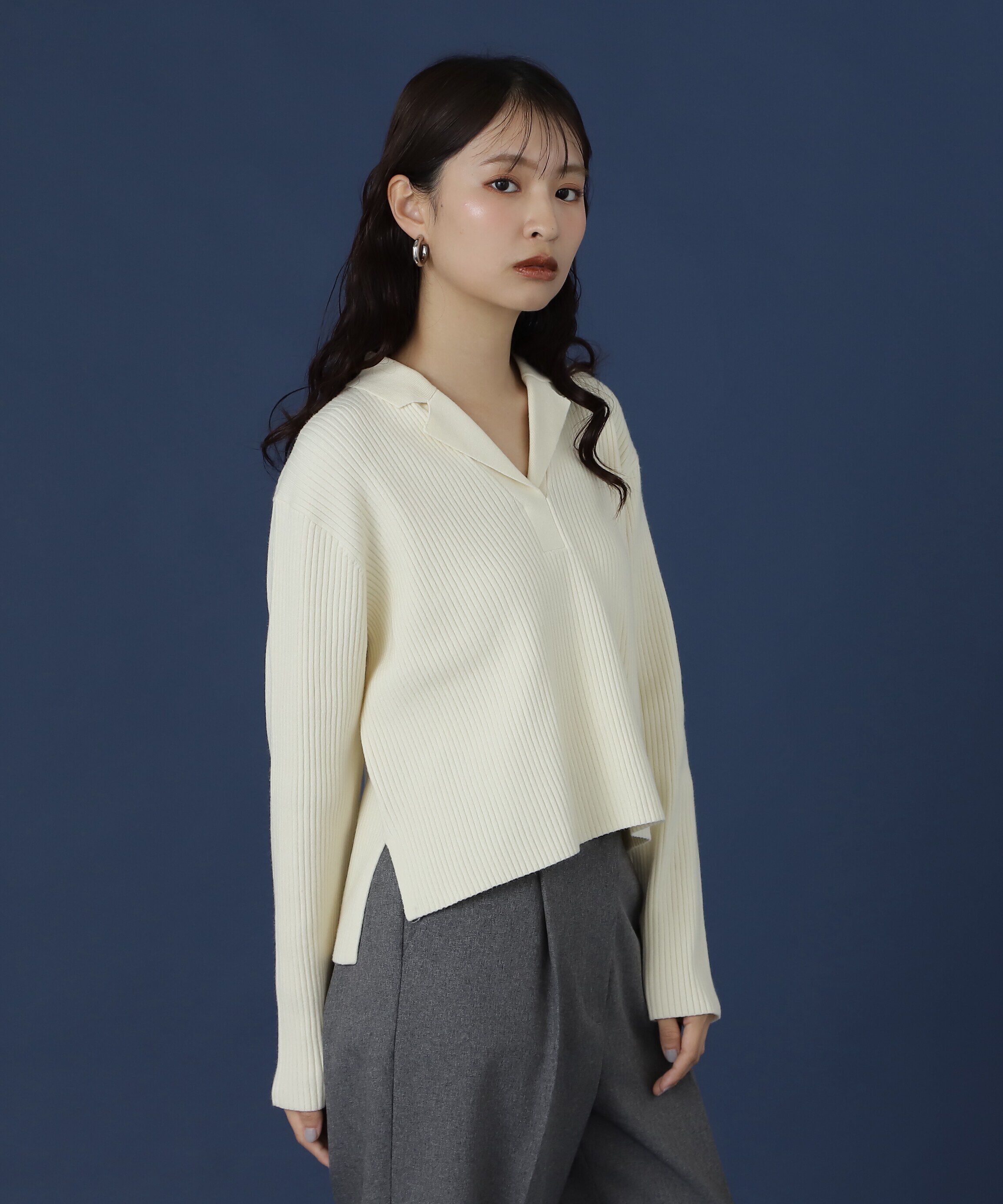  「カイキンリブニット」|ニット・セーター|オフ1