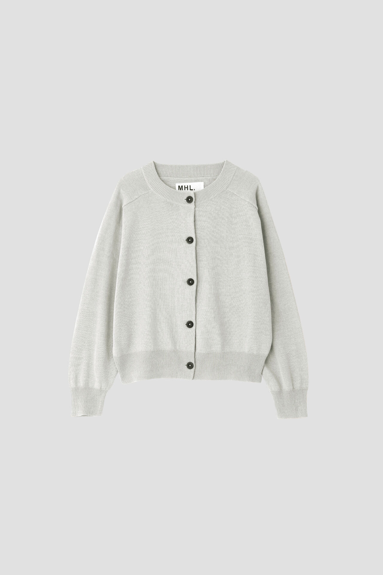 MHL.「COATED DRY COTTON」|カーディガン|