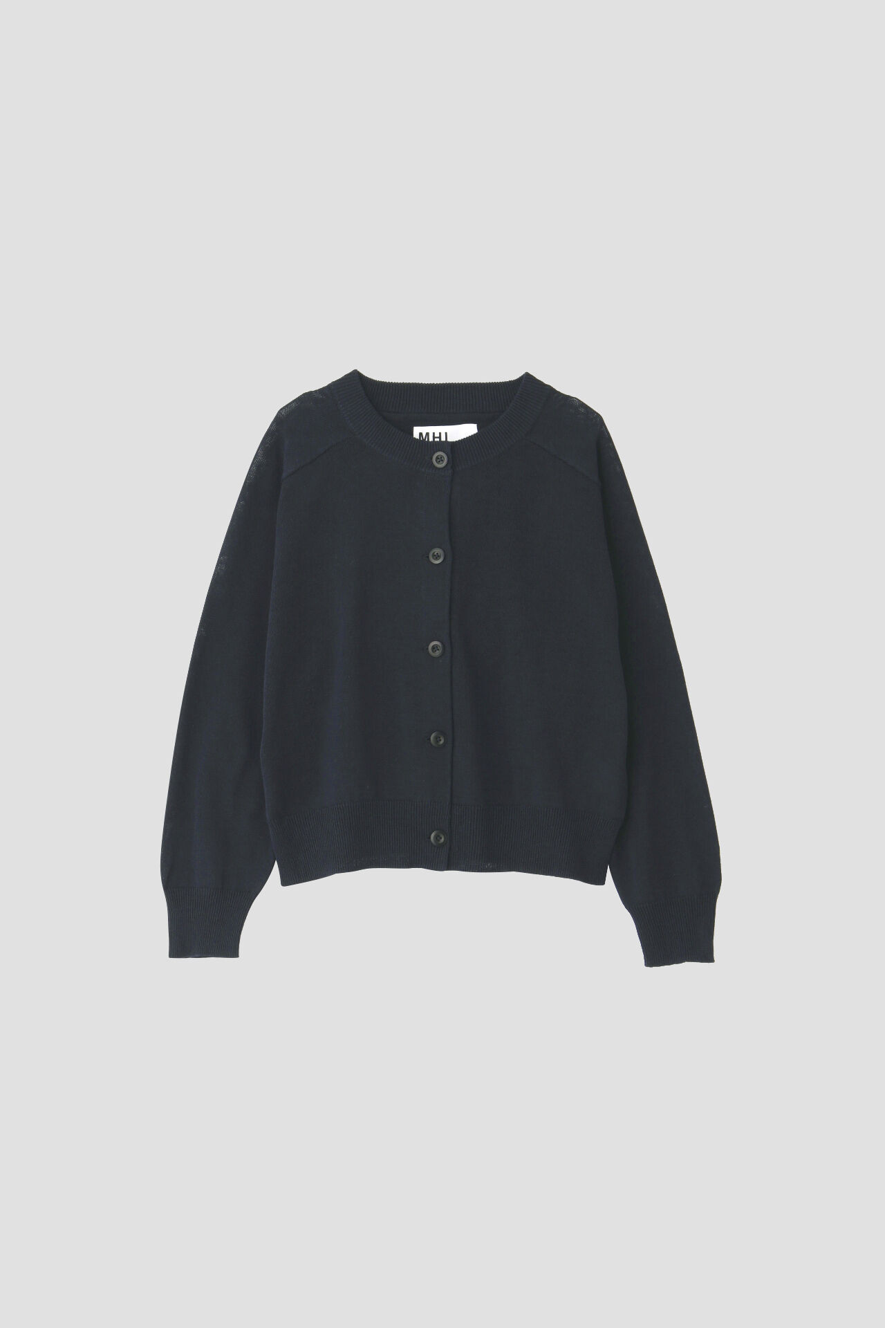 MHL.「COATED DRY COTTON」|カーディガン|