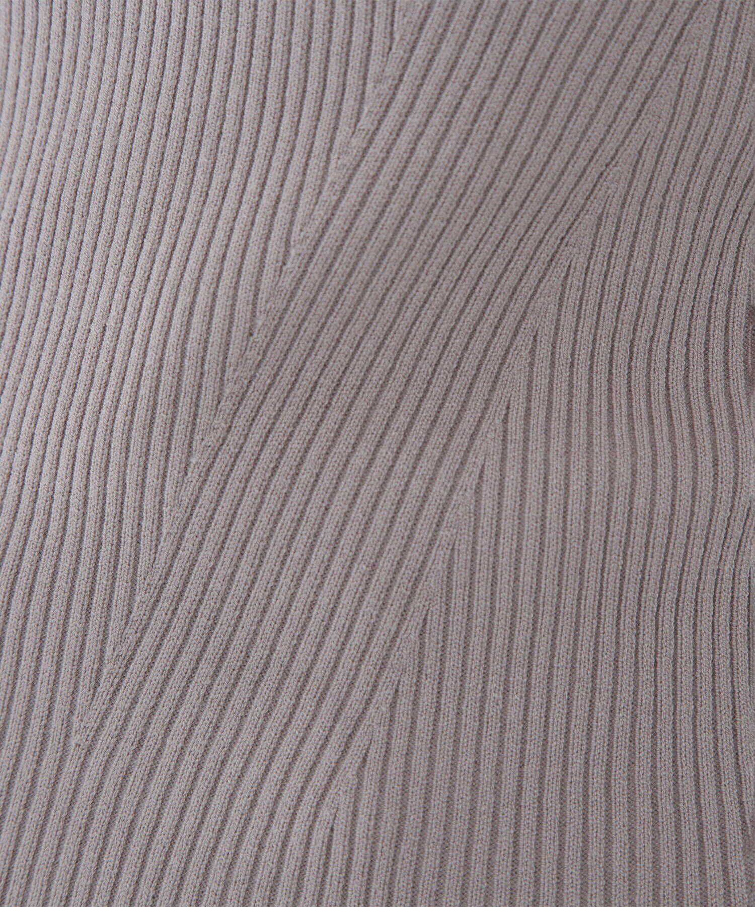  「ハイネックノースリーブリブニット」|ニット・セーター|