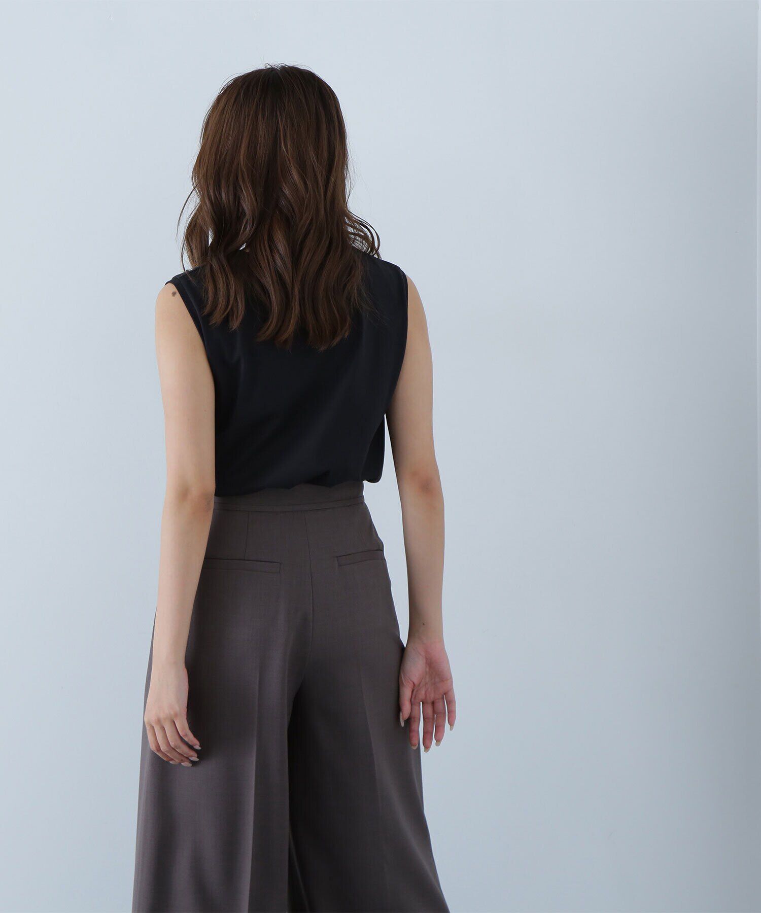  「メタルプレートノースリーブカットソー」|Tシャツ・カットソー|