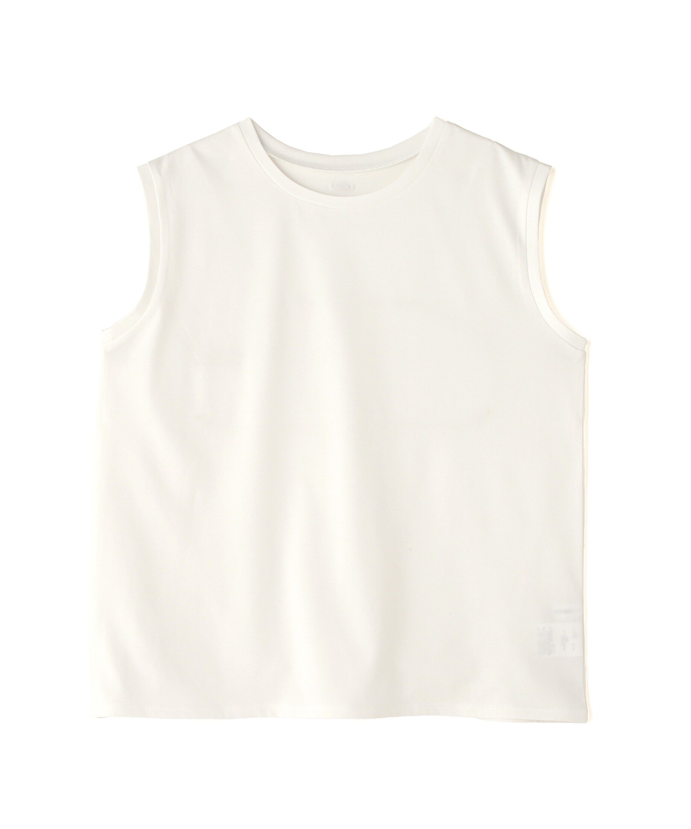  「メタルプレートノースリーブカットソー」|Tシャツ・カットソー|