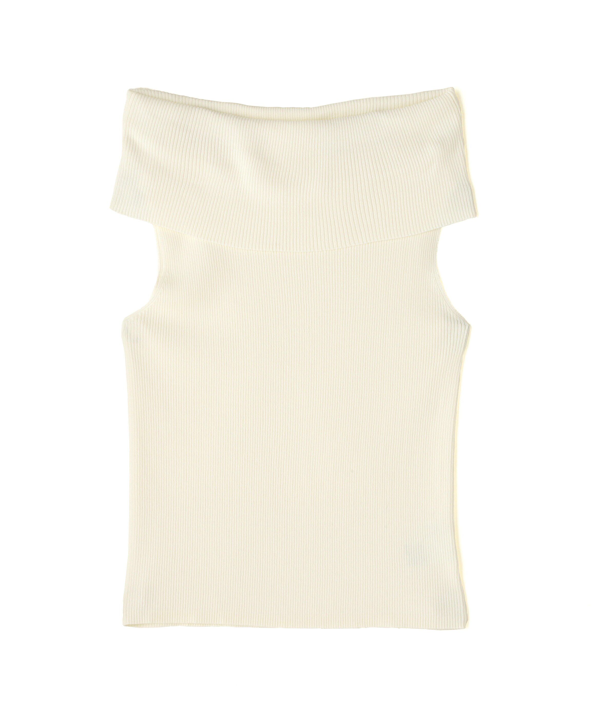  「ワイドオフショルリブニット」|ニット・セーター|