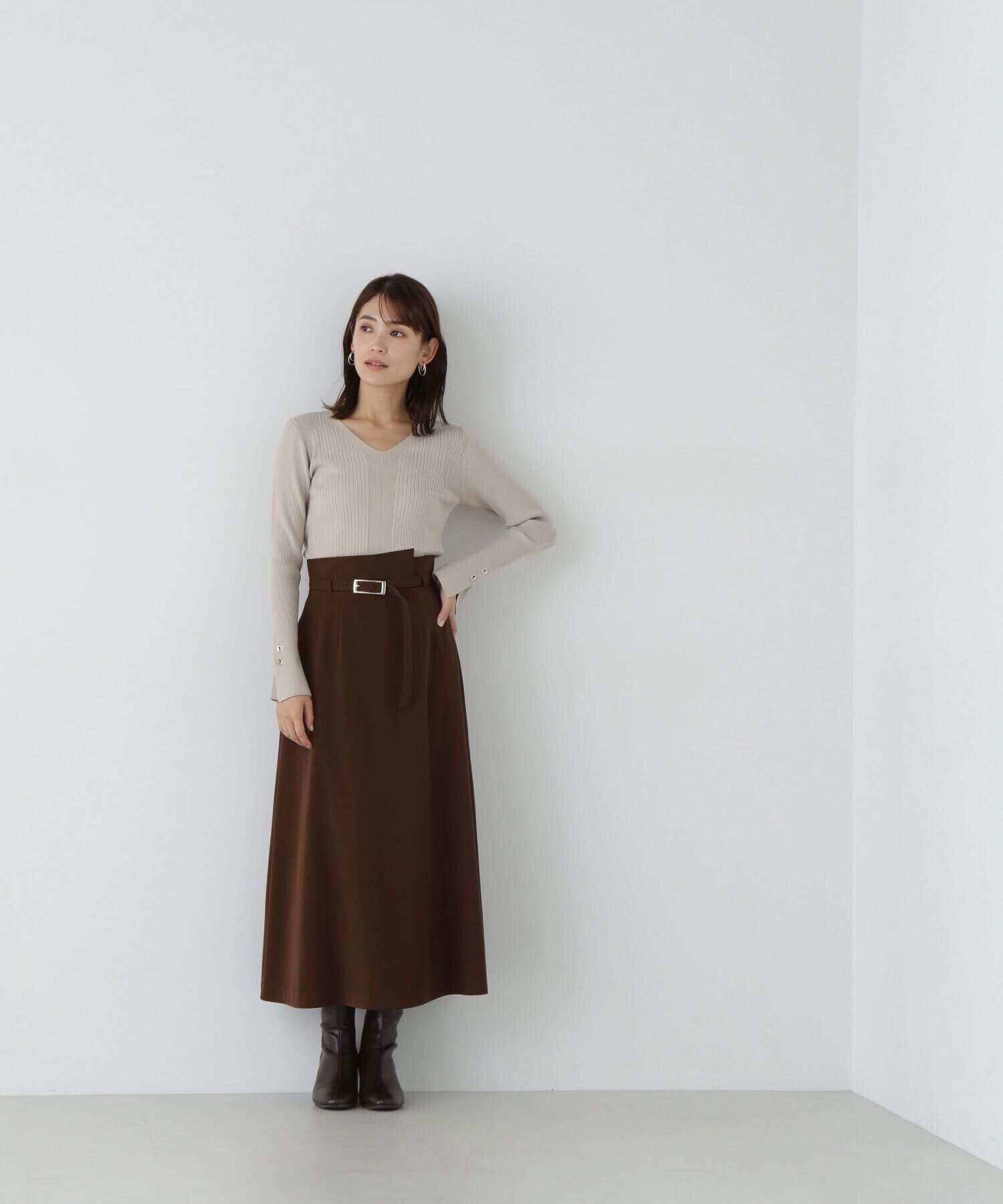  「ハトメカフスリブニット　24AW」|ニット・セーター|