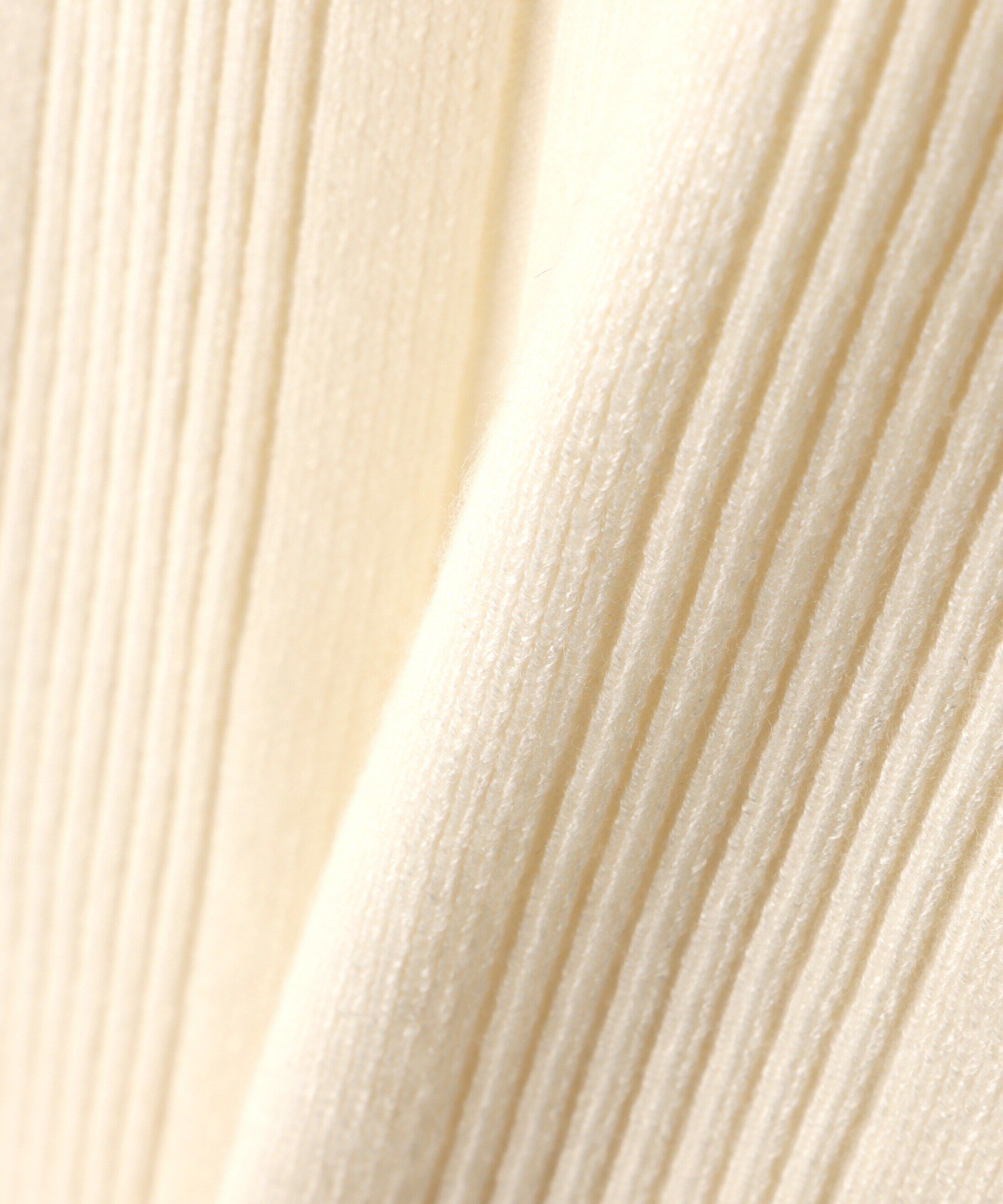  「スクエアネックランダムリブニット」|ニット・セーター|