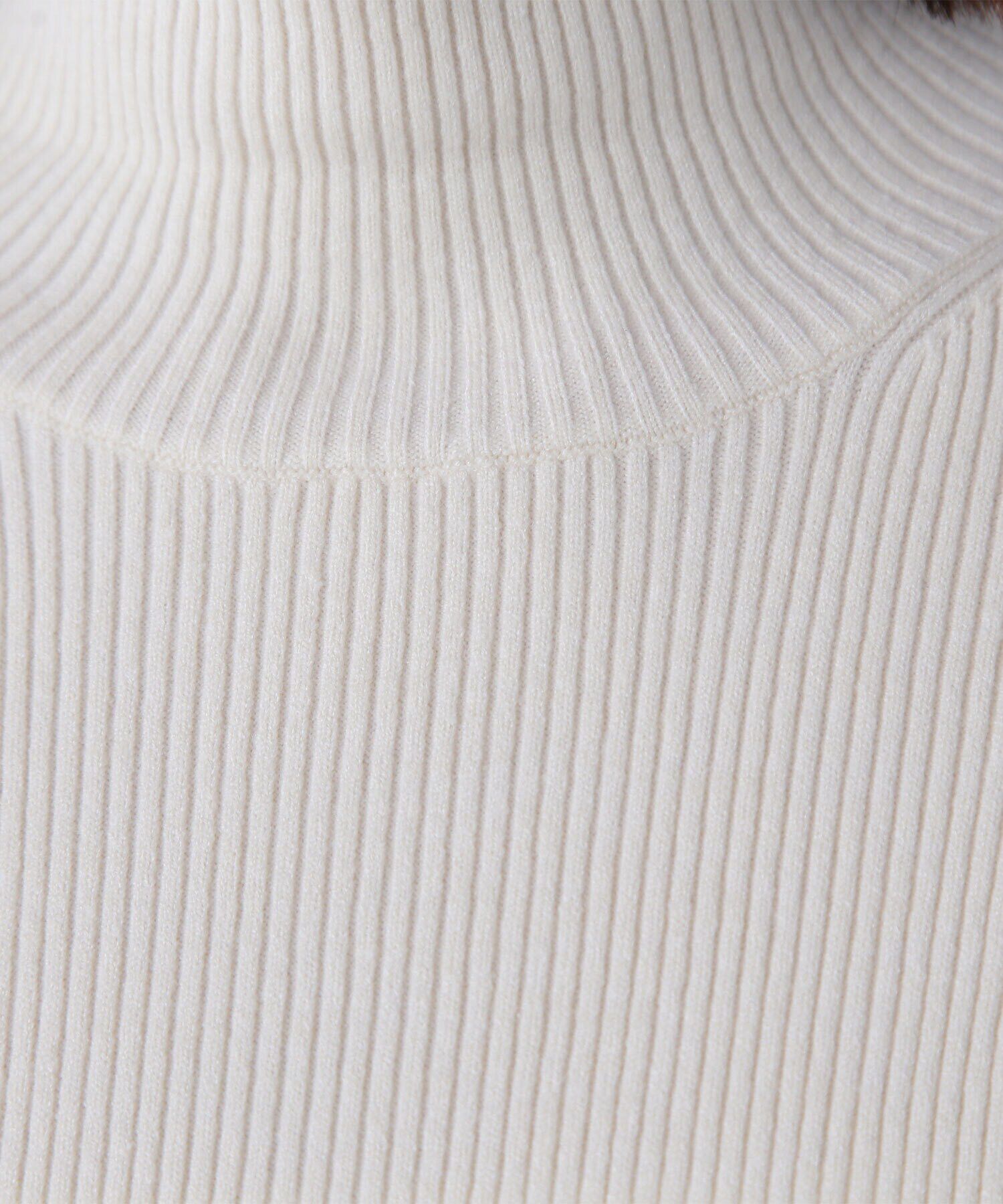  「チュールフリルトップス＆リブニット」|ニット・セーター|