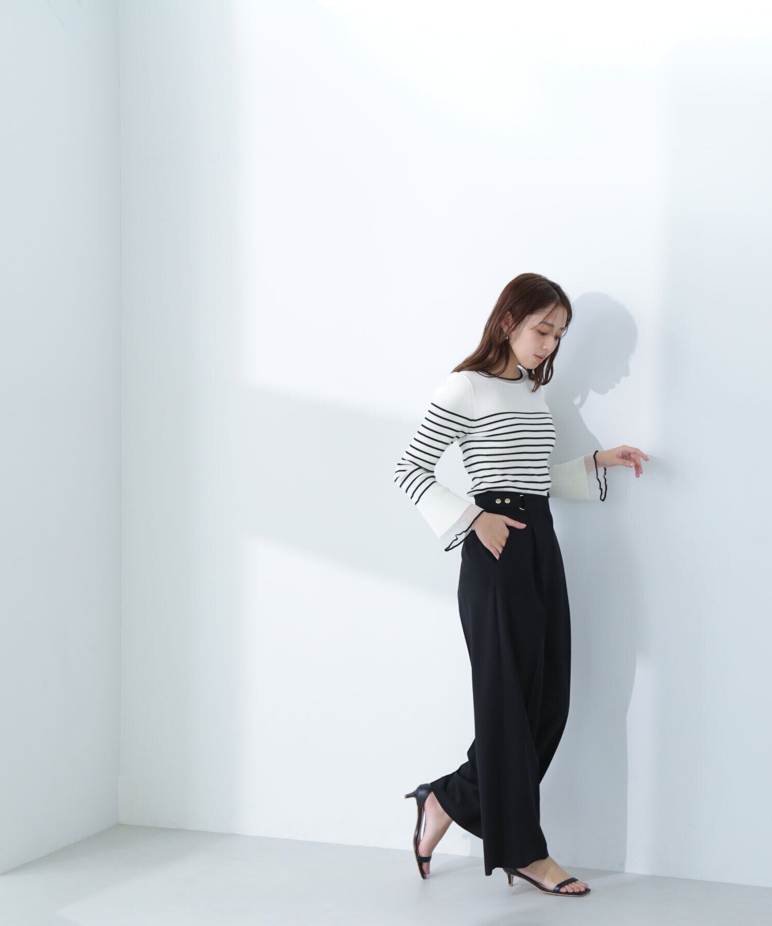  「メタルポイントハイウエストパンツ」|その他|