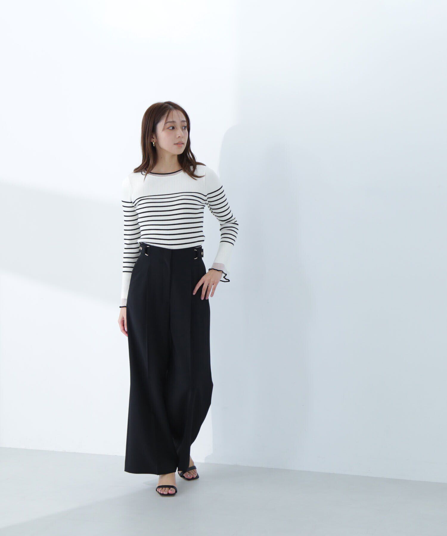  「メタルポイントハイウエストパンツ」|その他|