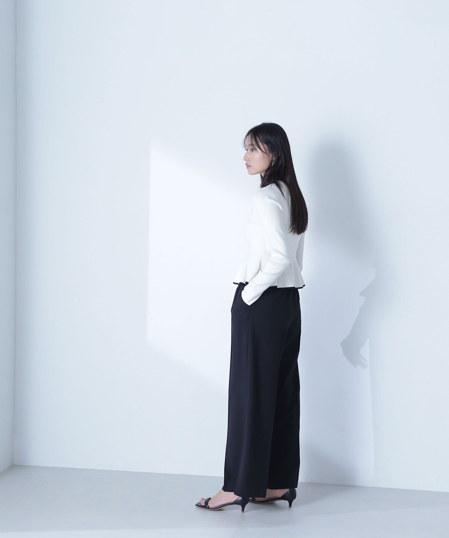  「メタルポイントハイウエストパンツ」|その他|