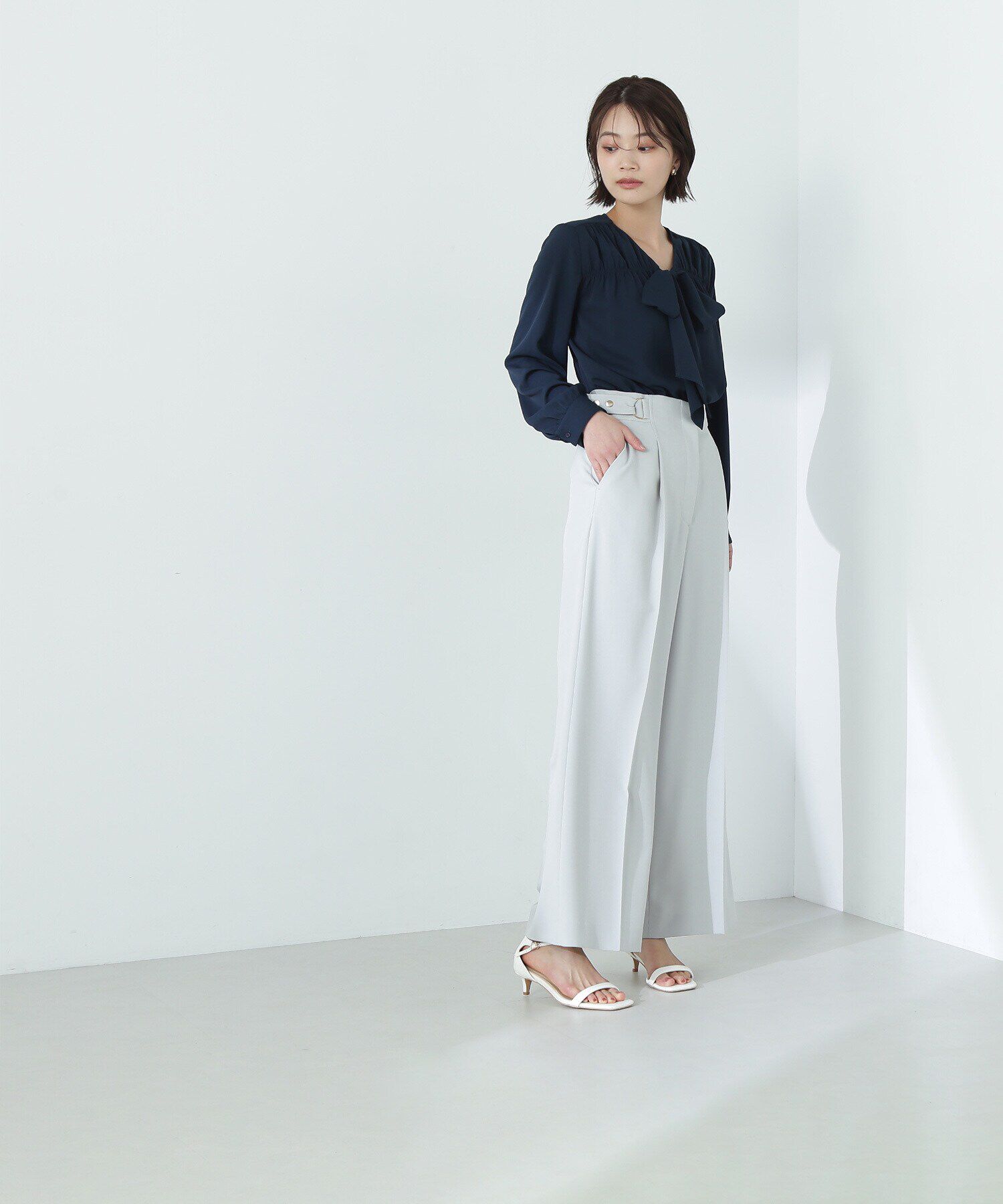  「メタルポイントハイウエストパンツ」|その他|