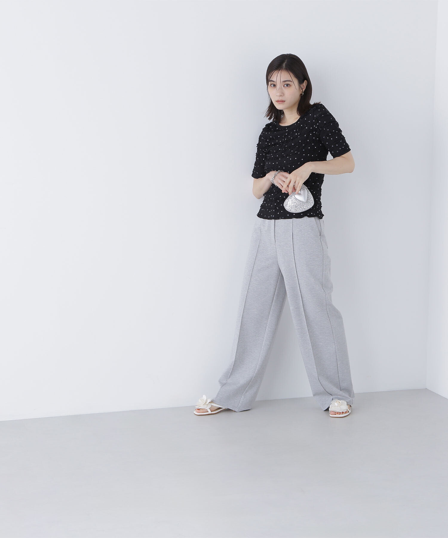  「ドットバイカラーカットソー」|Tシャツ・カットソー|