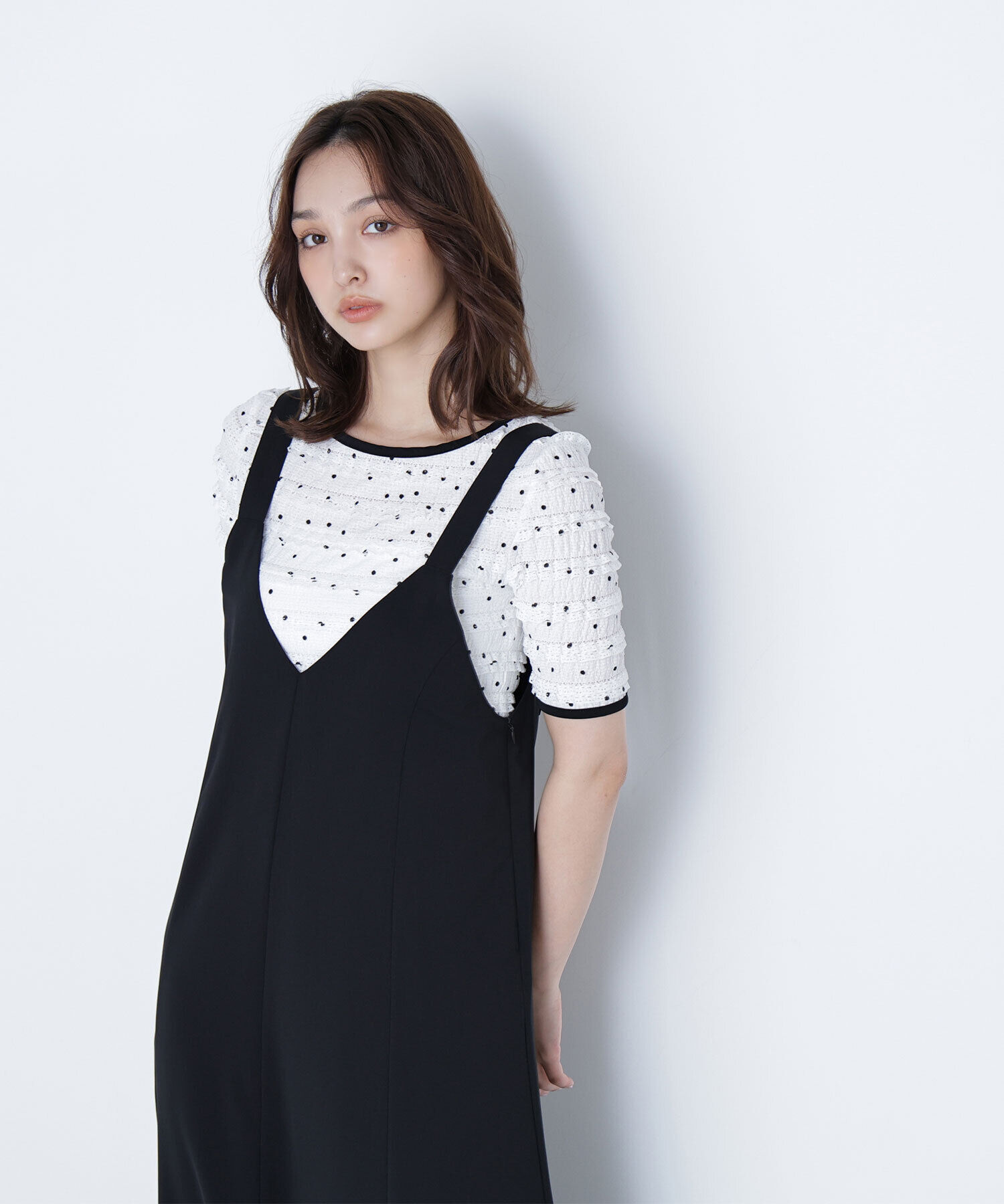  「ドットバイカラーカットソー」|Tシャツ・カットソー|オフベース&times;  2