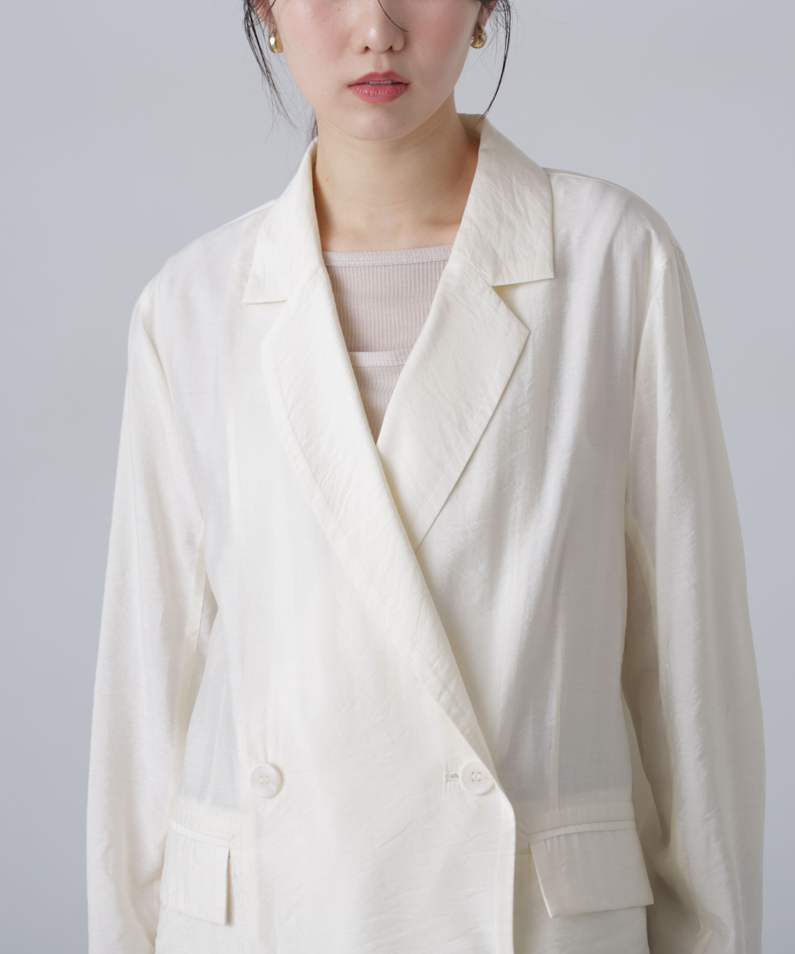  「シアーダブルテーラードジャケット」|その他|