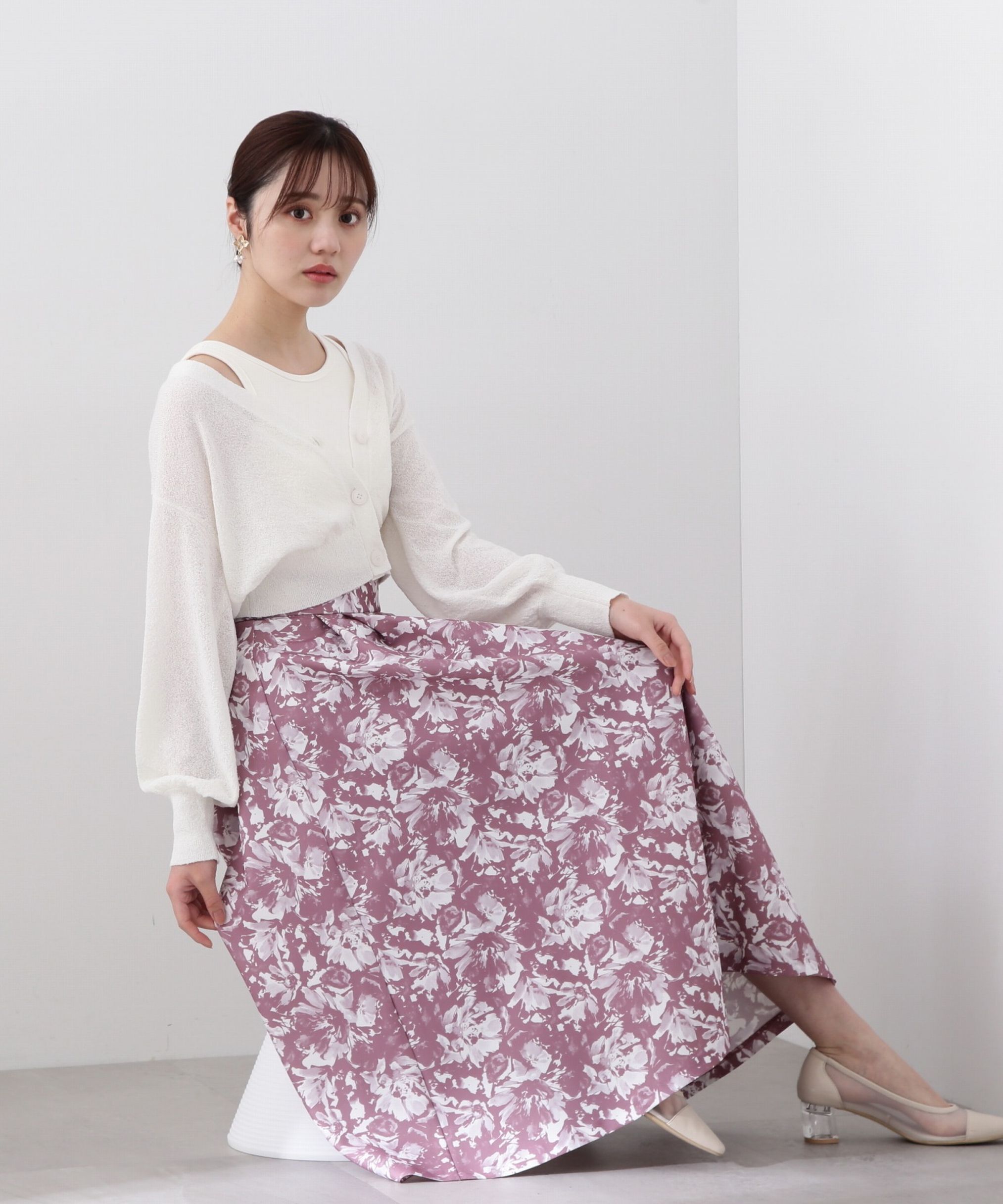 PROPORTION BODY DRESSING「ブークレーショートカーディガン」|カーディガン|