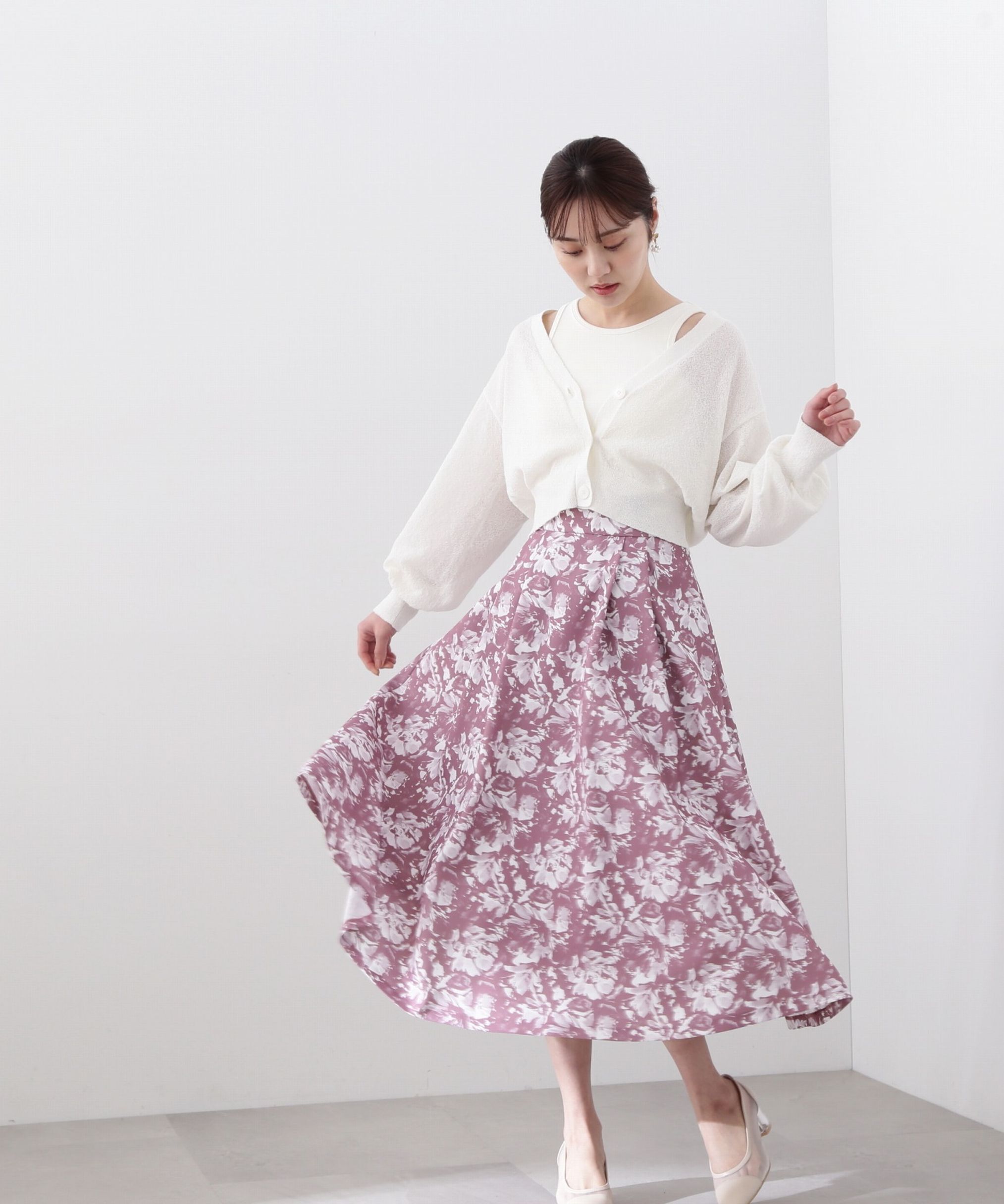 PROPORTION BODY DRESSING「ブークレーショートカーディガン」|カーディガン|