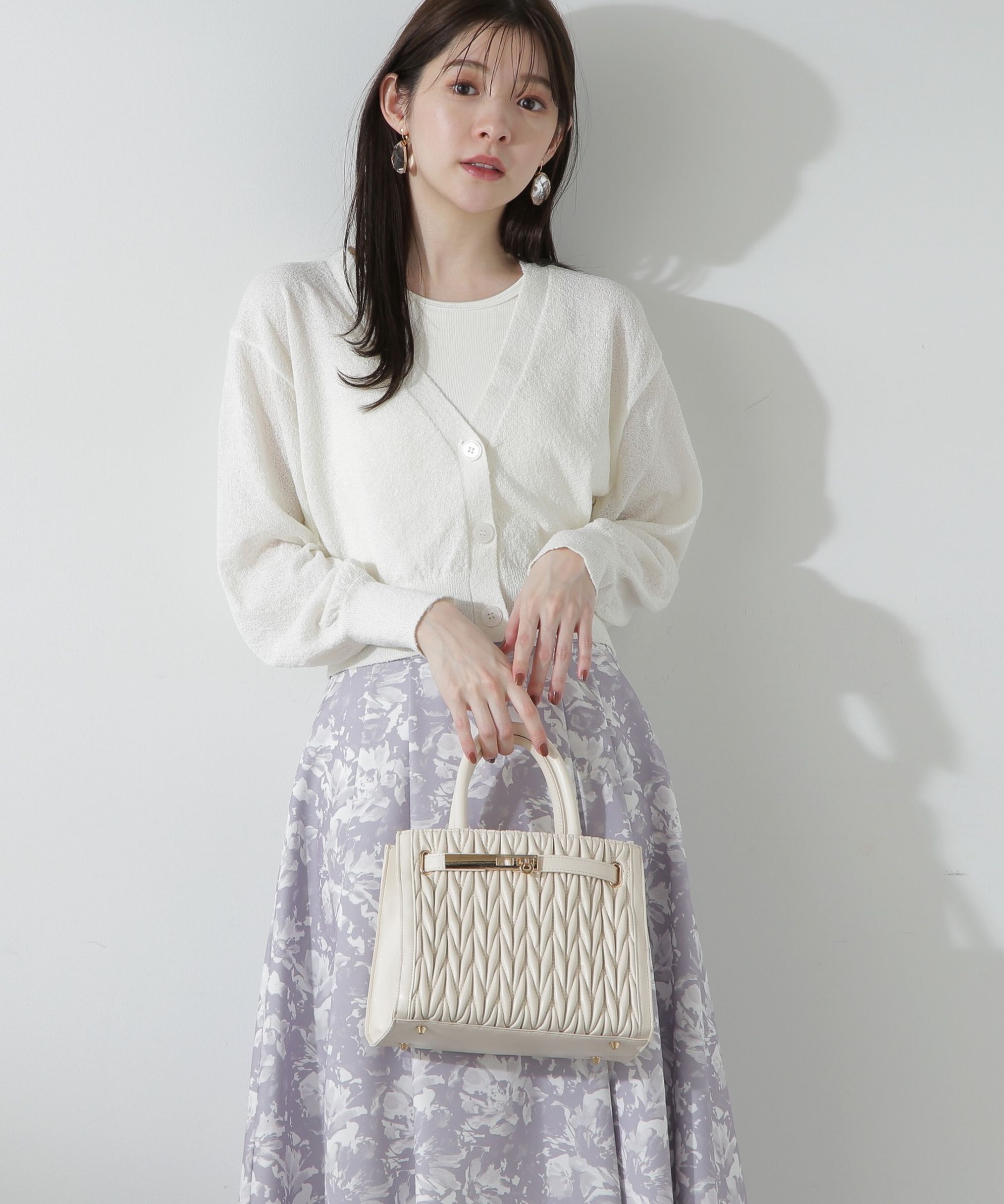 PROPORTION BODY DRESSING「ブークレーショートカーディガン」|カーディガン|