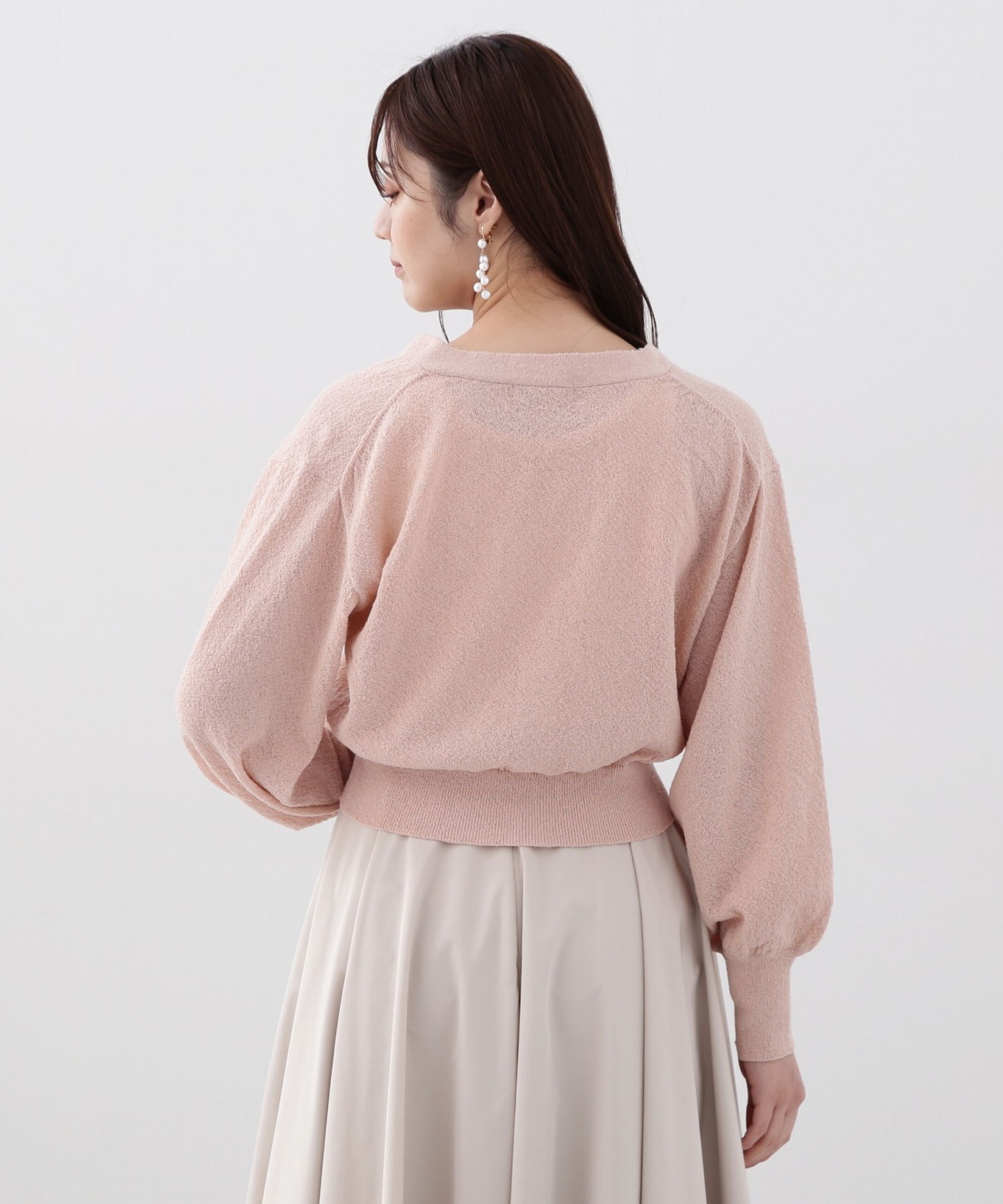 PROPORTION BODY DRESSING「ブークレーショートカーディガン」|カーディガン|