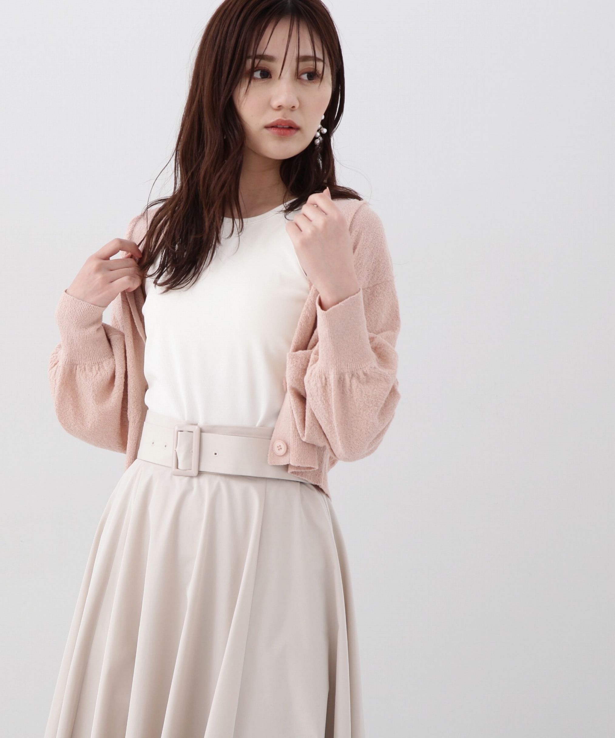 PROPORTION BODY DRESSING「ブークレーショートカーディガン」|カーディガン|