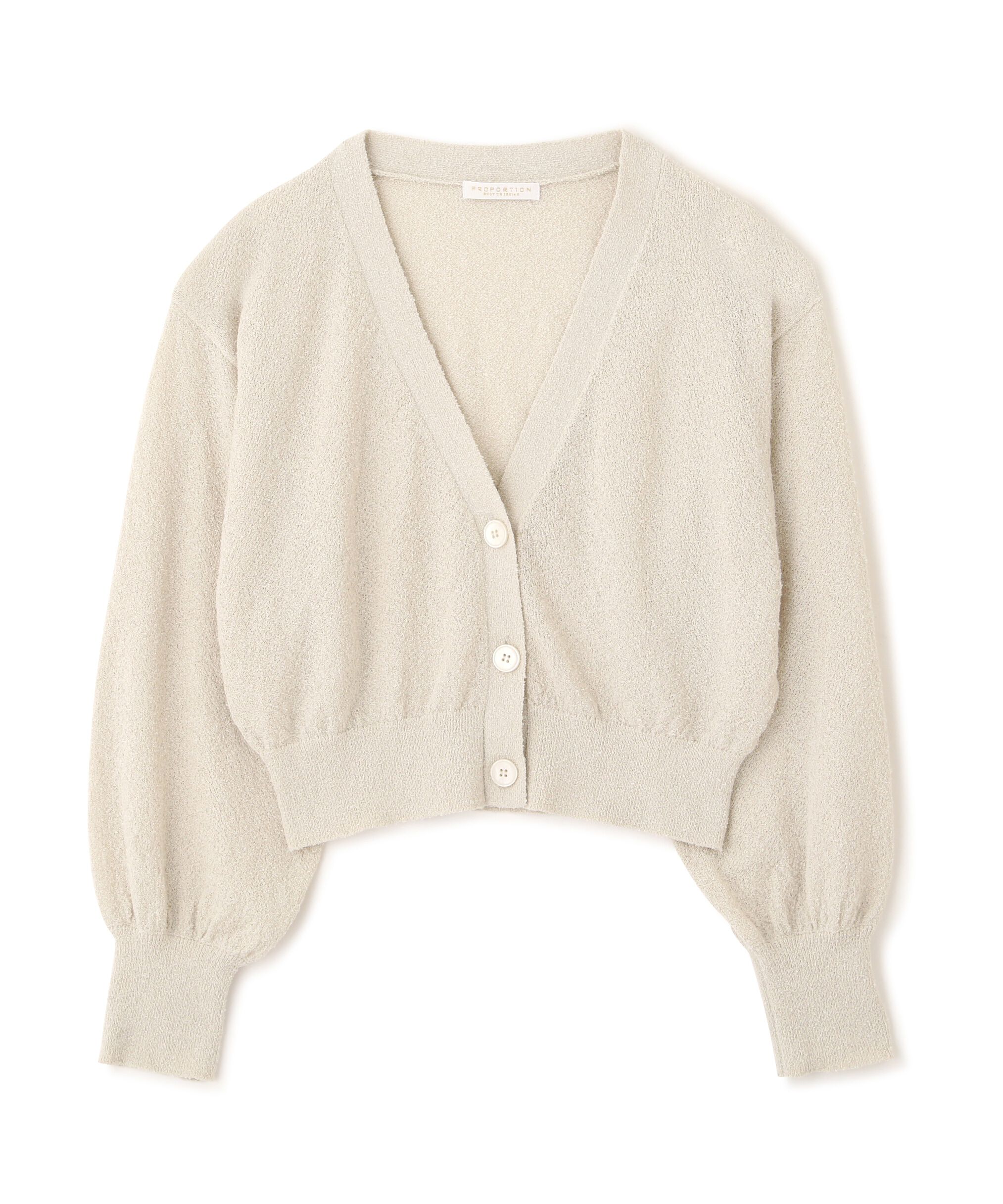 PROPORTION BODY DRESSING「ブークレーショートカーディガン」|カーディガン|