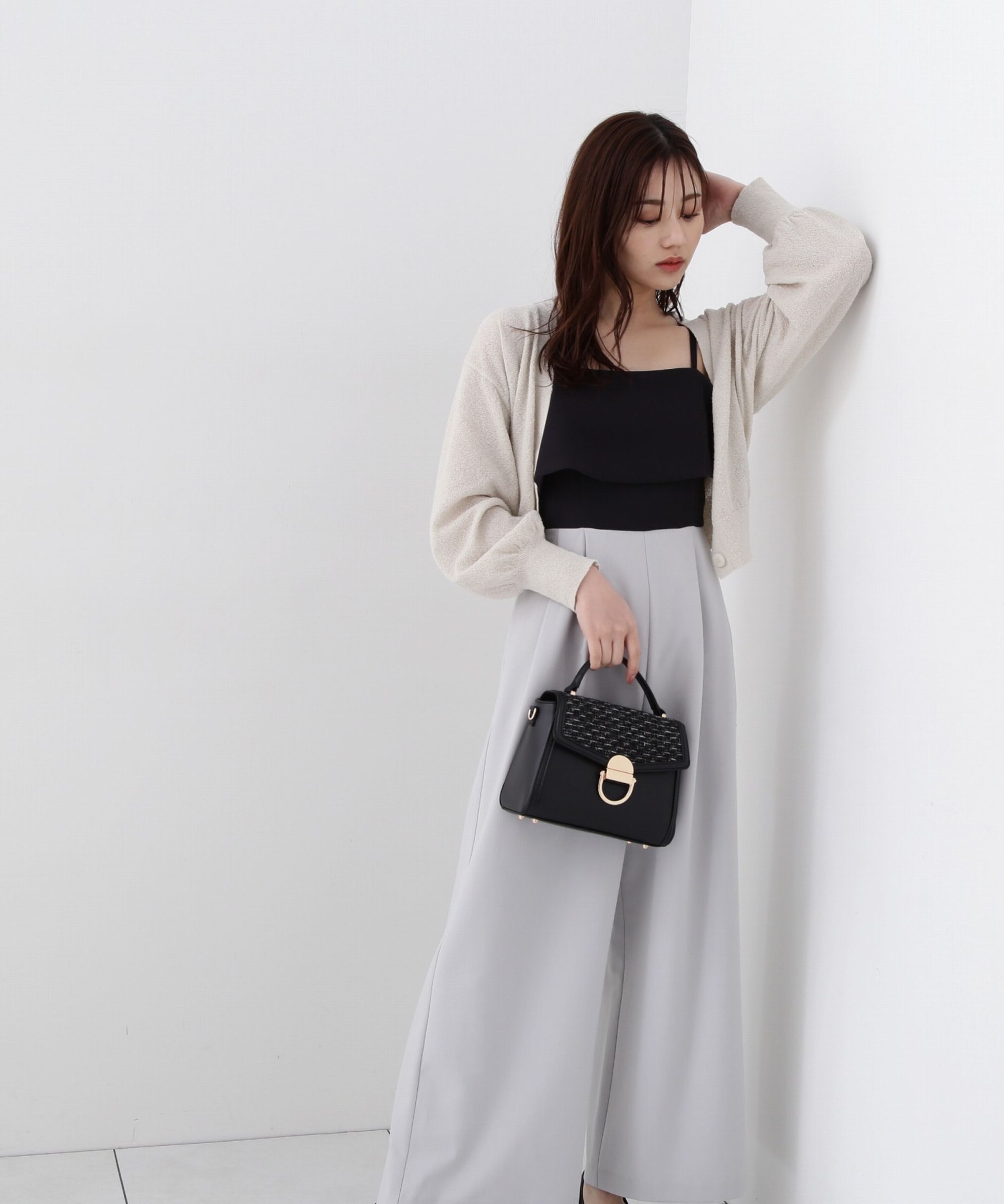 PROPORTION BODY DRESSING「ブークレーショートカーディガン」|カーディガン|