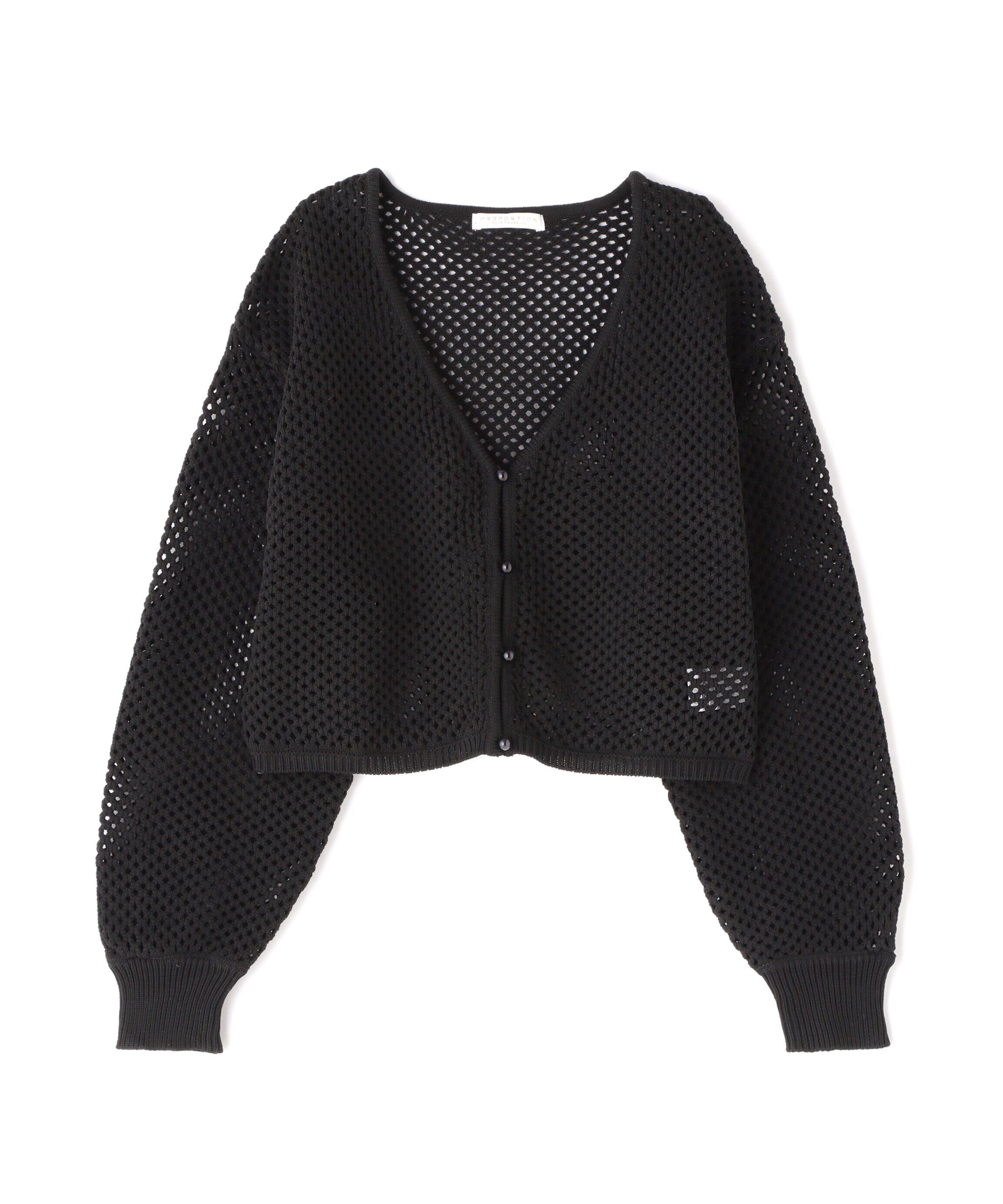 PROPORTION BODY DRESSING「メッシュボレロカーディガン」|カーディガン|
