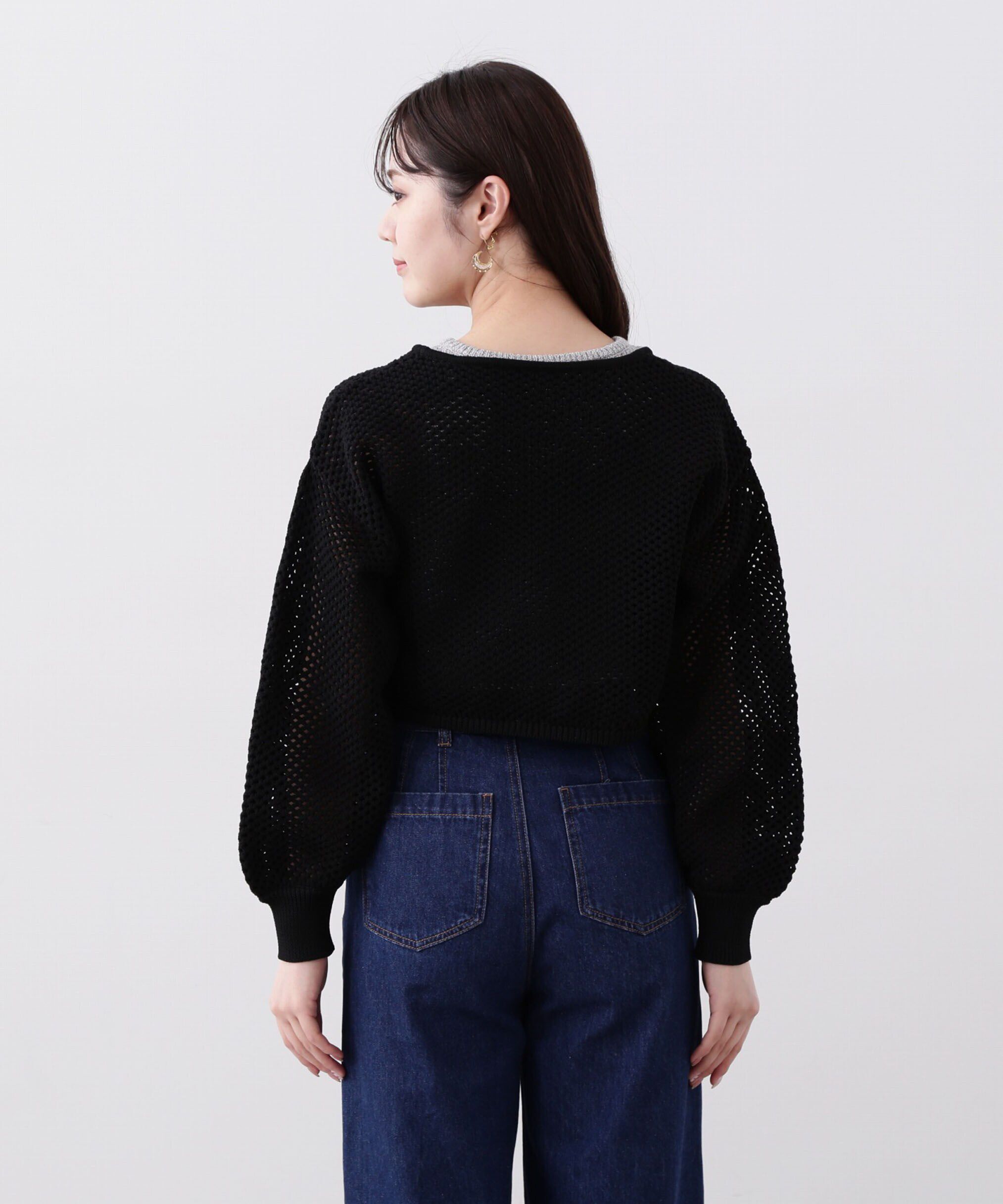 PROPORTION BODY DRESSING「メッシュボレロカーディガン」|カーディガン|