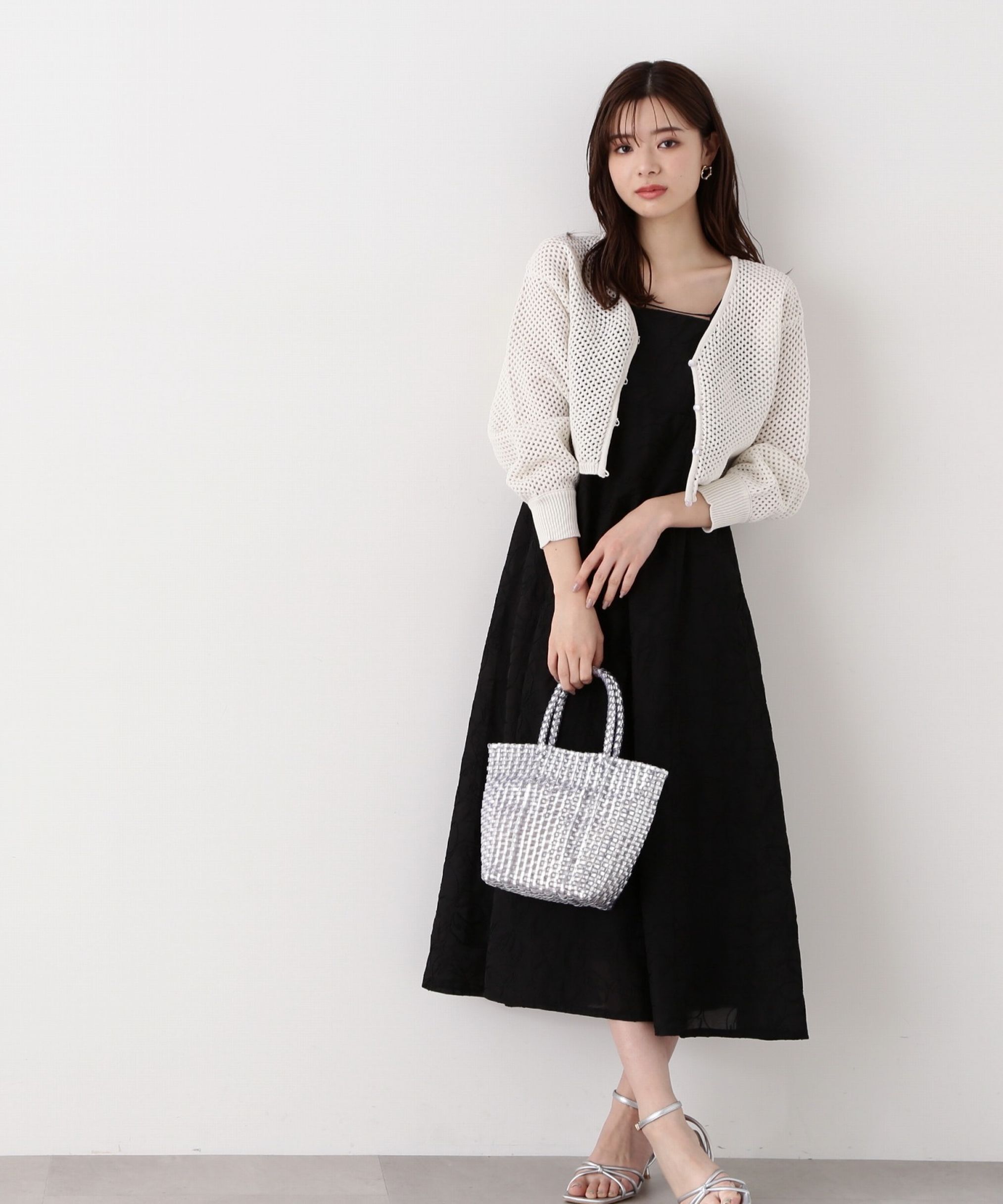 PROPORTION BODY DRESSING「メッシュボレロカーディガン」|カーディガン|