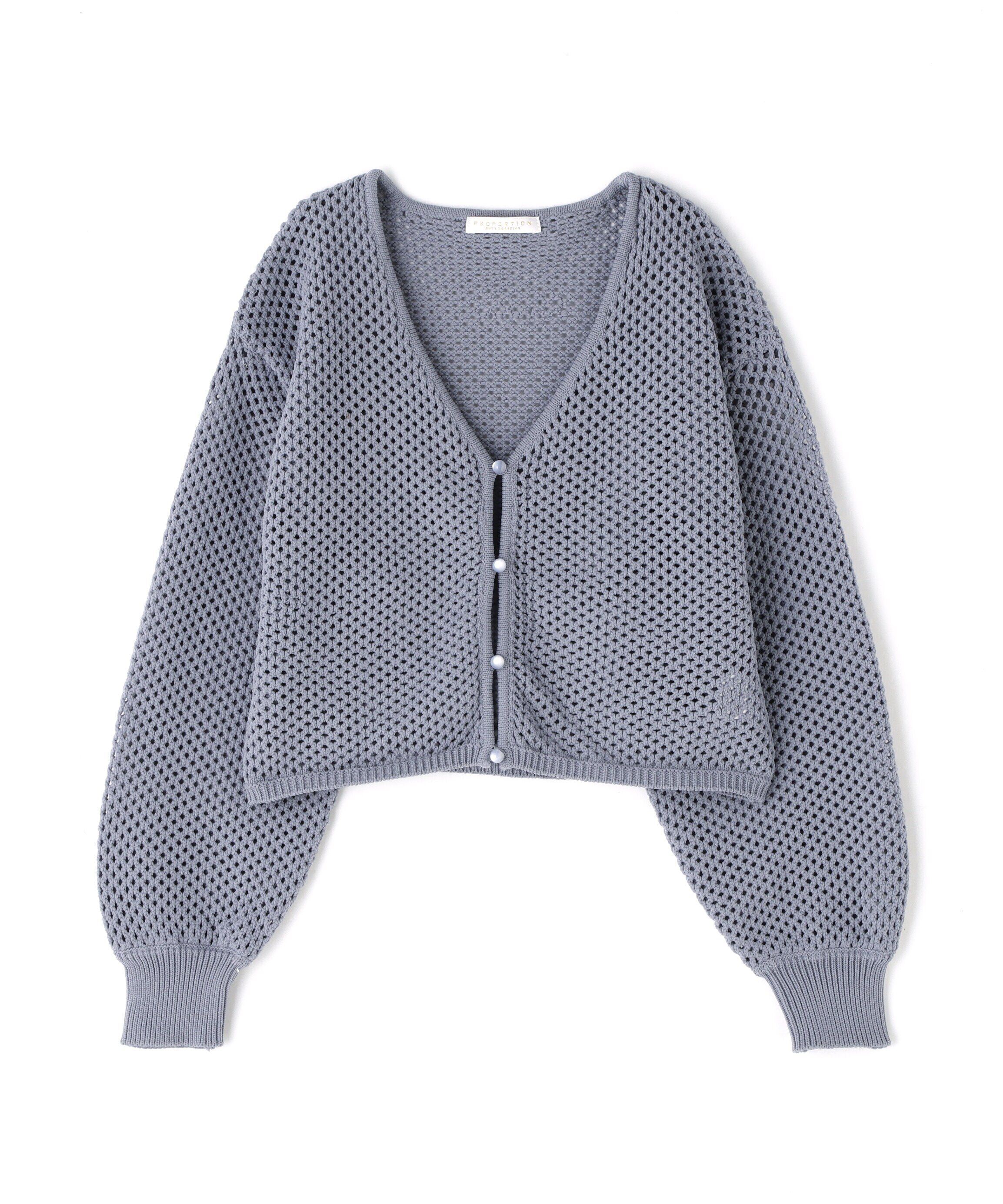 PROPORTION BODY DRESSING「メッシュボレロカーディガン」|カーディガン|