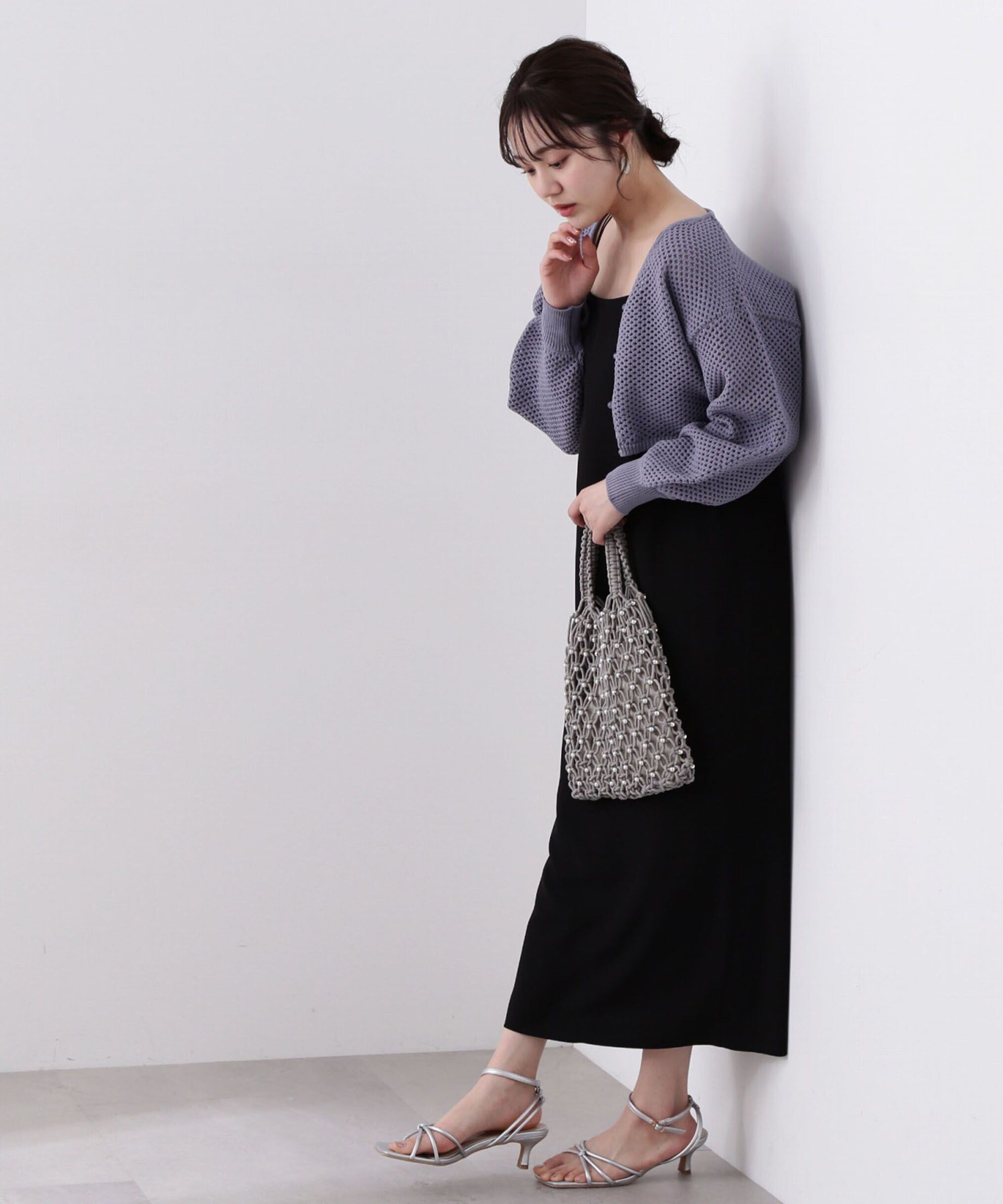 PROPORTION BODY DRESSING「メッシュボレロカーディガン」|カーディガン|