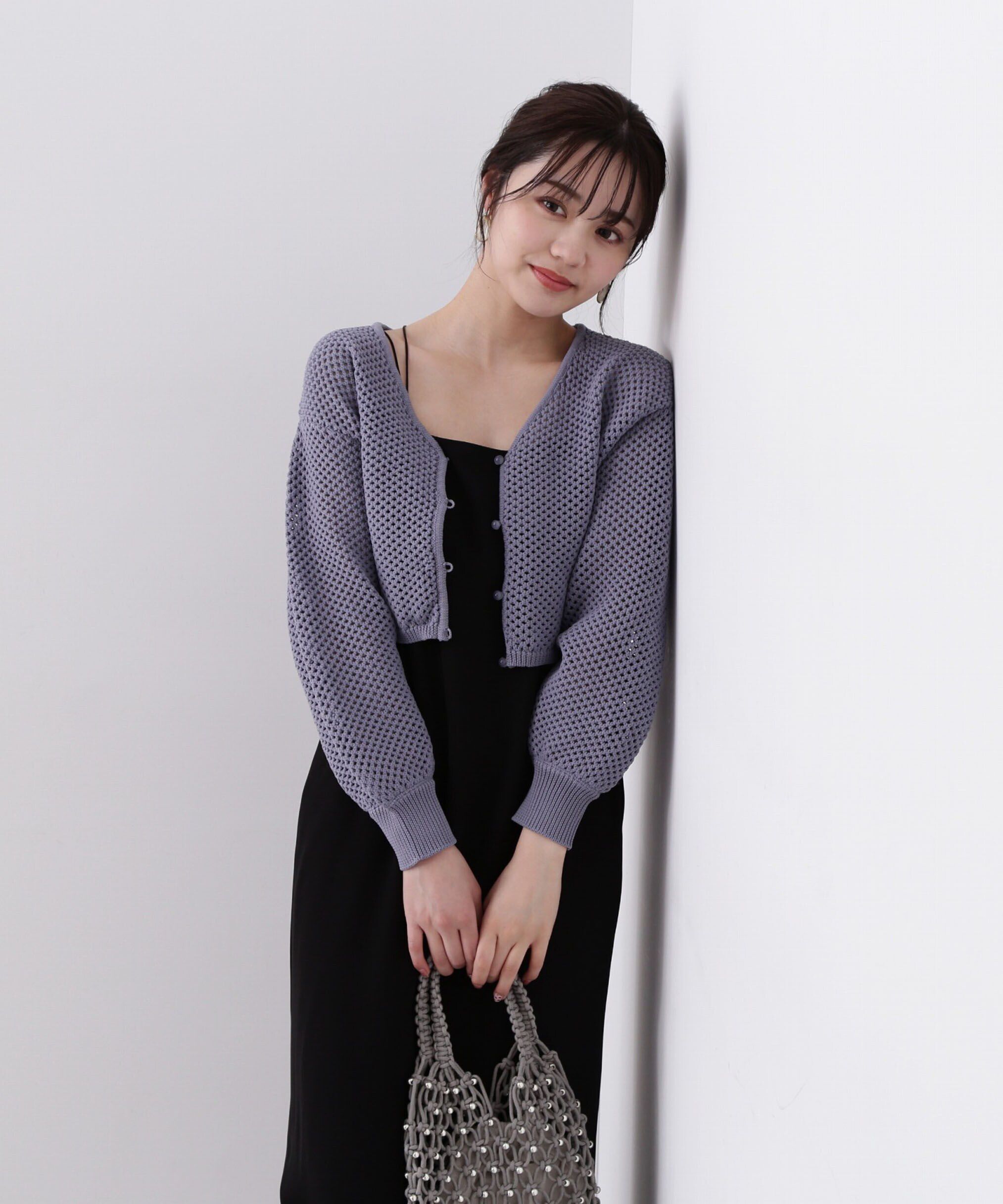 PROPORTION BODY DRESSING「メッシュボレロカーディガン」|カーディガン|
