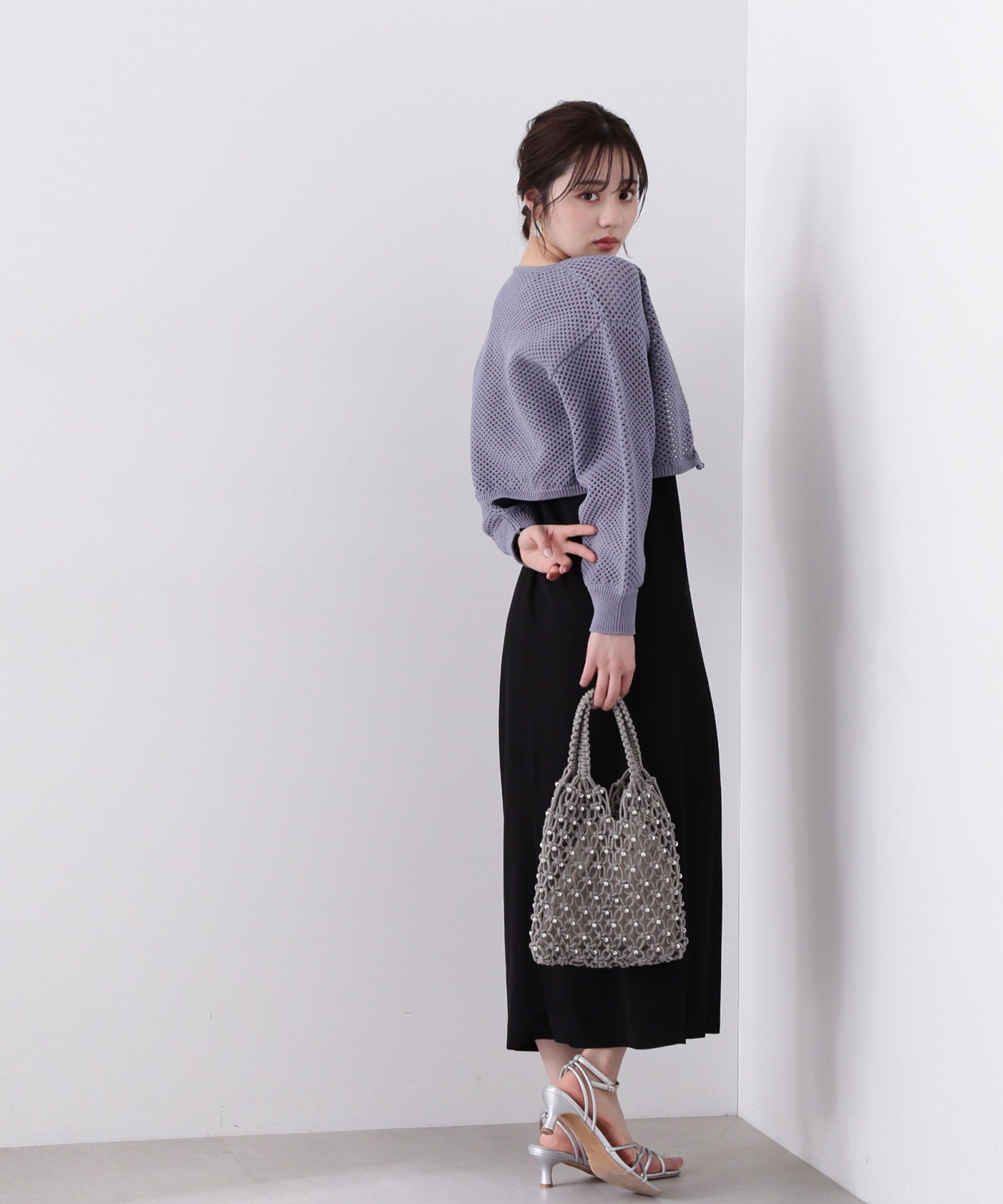 PROPORTION BODY DRESSING「メッシュボレロカーディガン」|カーディガン|