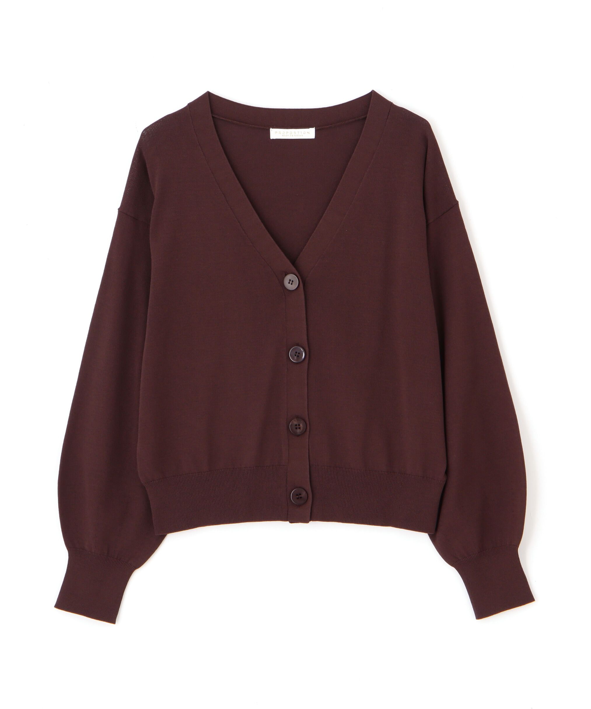 PROPORTION BODY DRESSING「ベーシックカーデ24AW」|カーディガン|