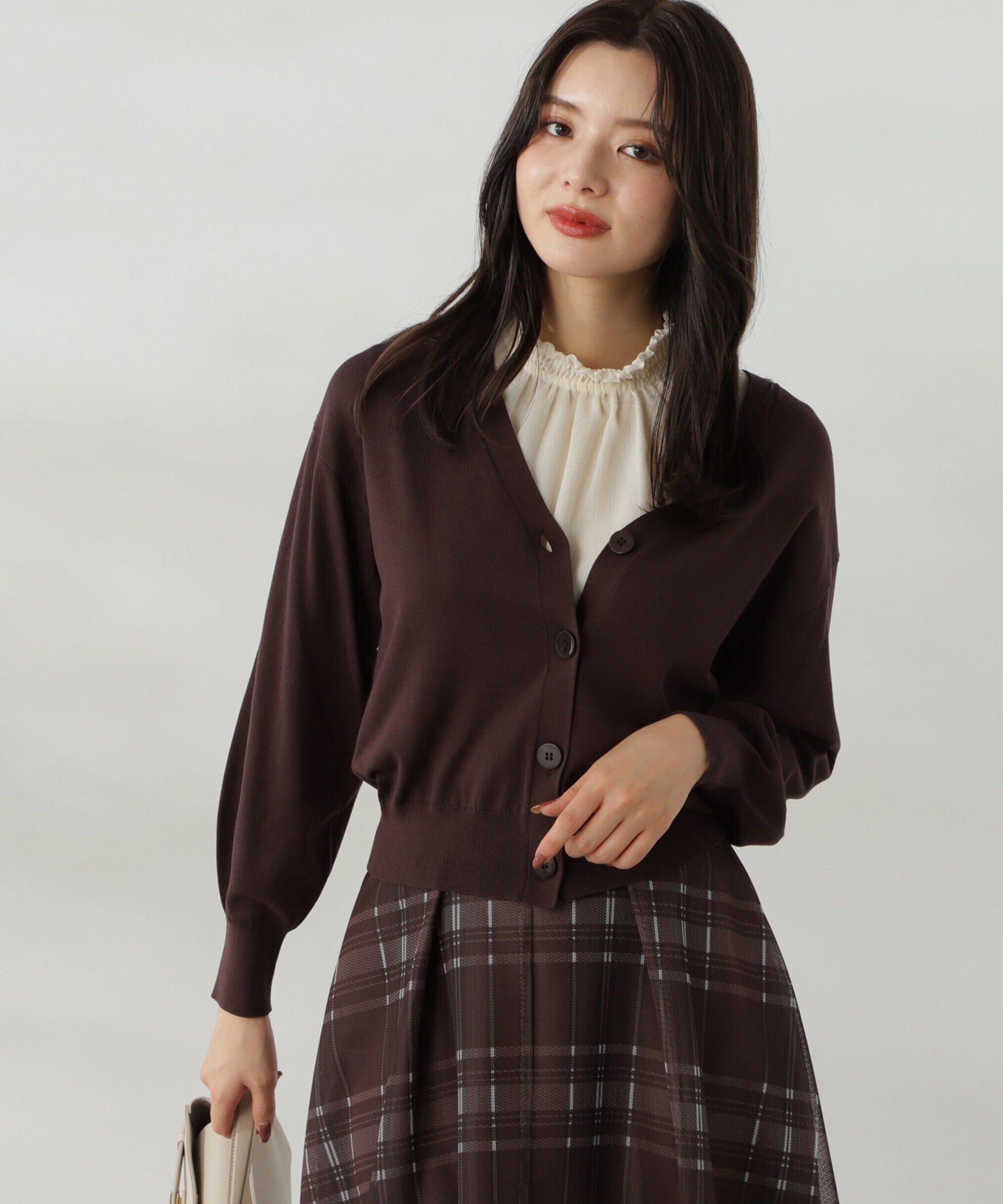 PROPORTION BODY DRESSING「ベーシックカーデ24AW」|カーディガン|