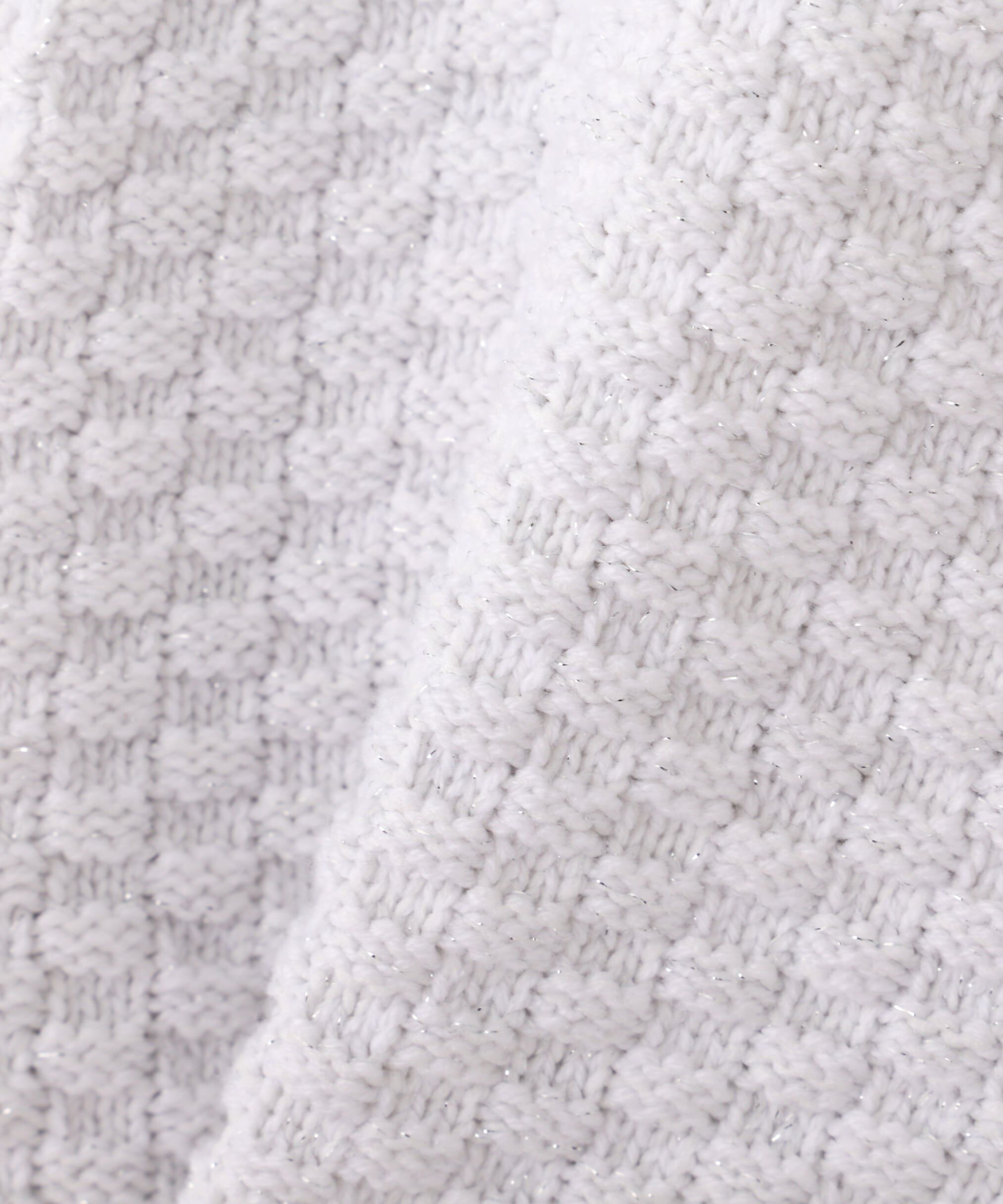 PROPORTION BODY DRESSING「ラメツイードニットカーディガン　WEB限定カラー：キャメル　24AW」|カーディガン|