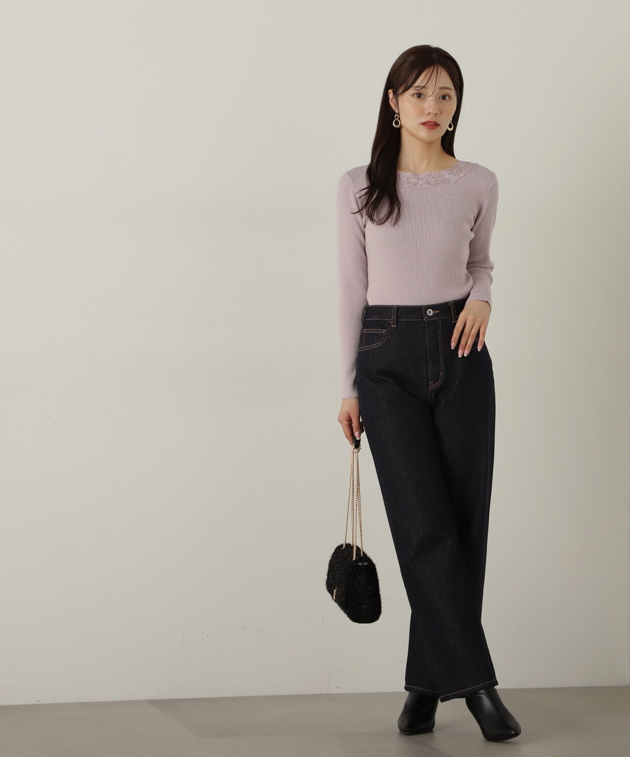 PROPORTION BODY DRESSING「90sストレートデニムライクパンツ　24AW」|その他|