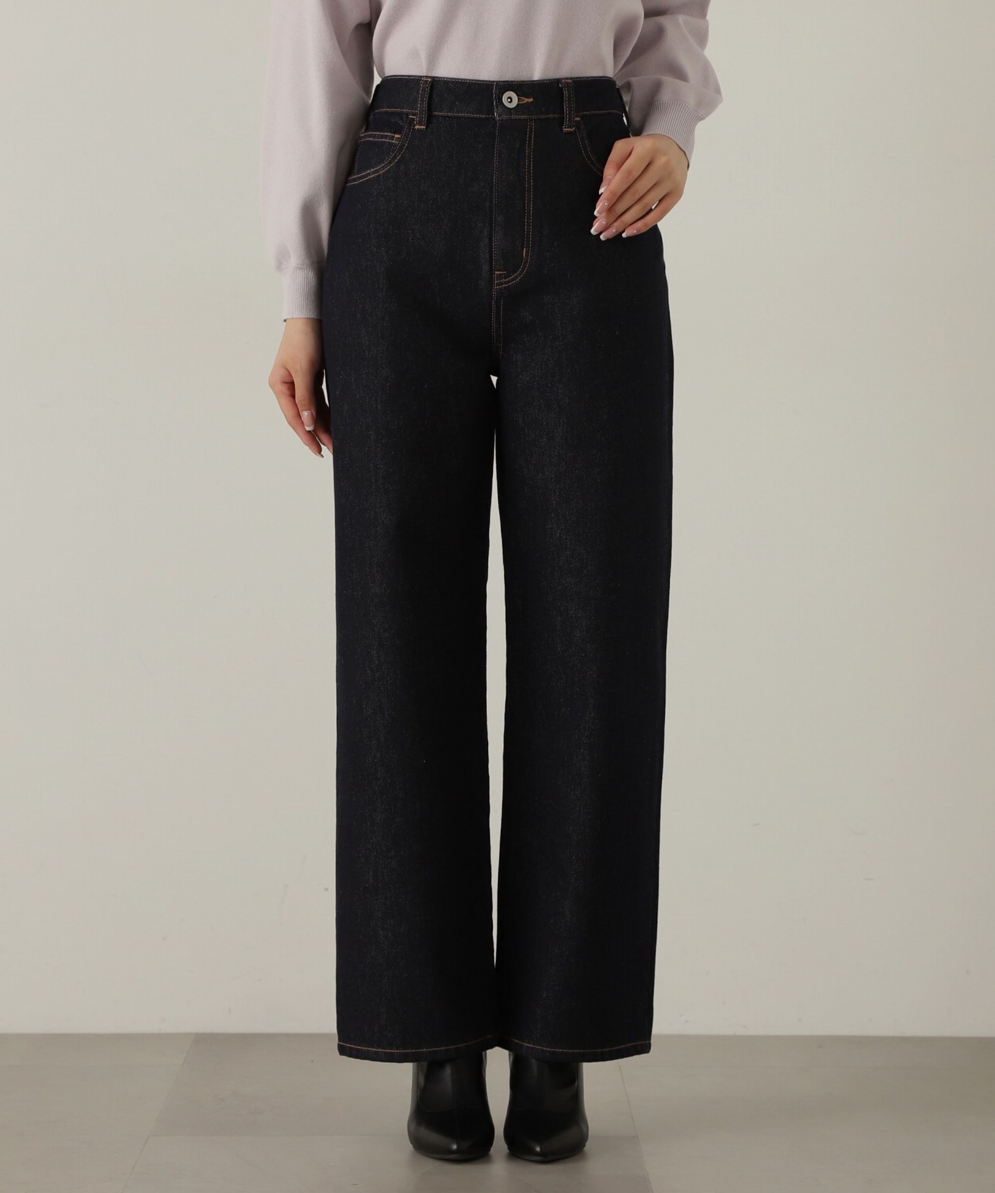 PROPORTION BODY DRESSING「90sストレートデニムライクパンツ　24AW」|その他|