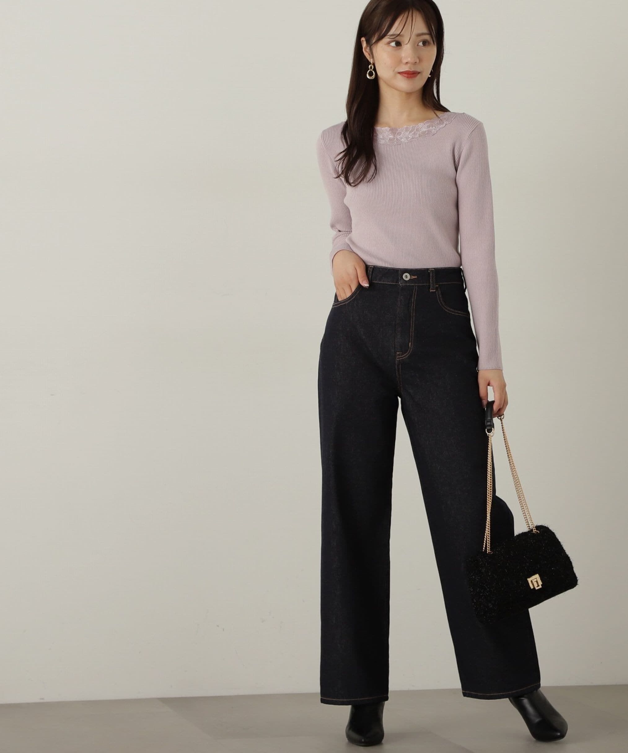 PROPORTION BODY DRESSING「90sストレートデニムライクパンツ　24AW」|その他|