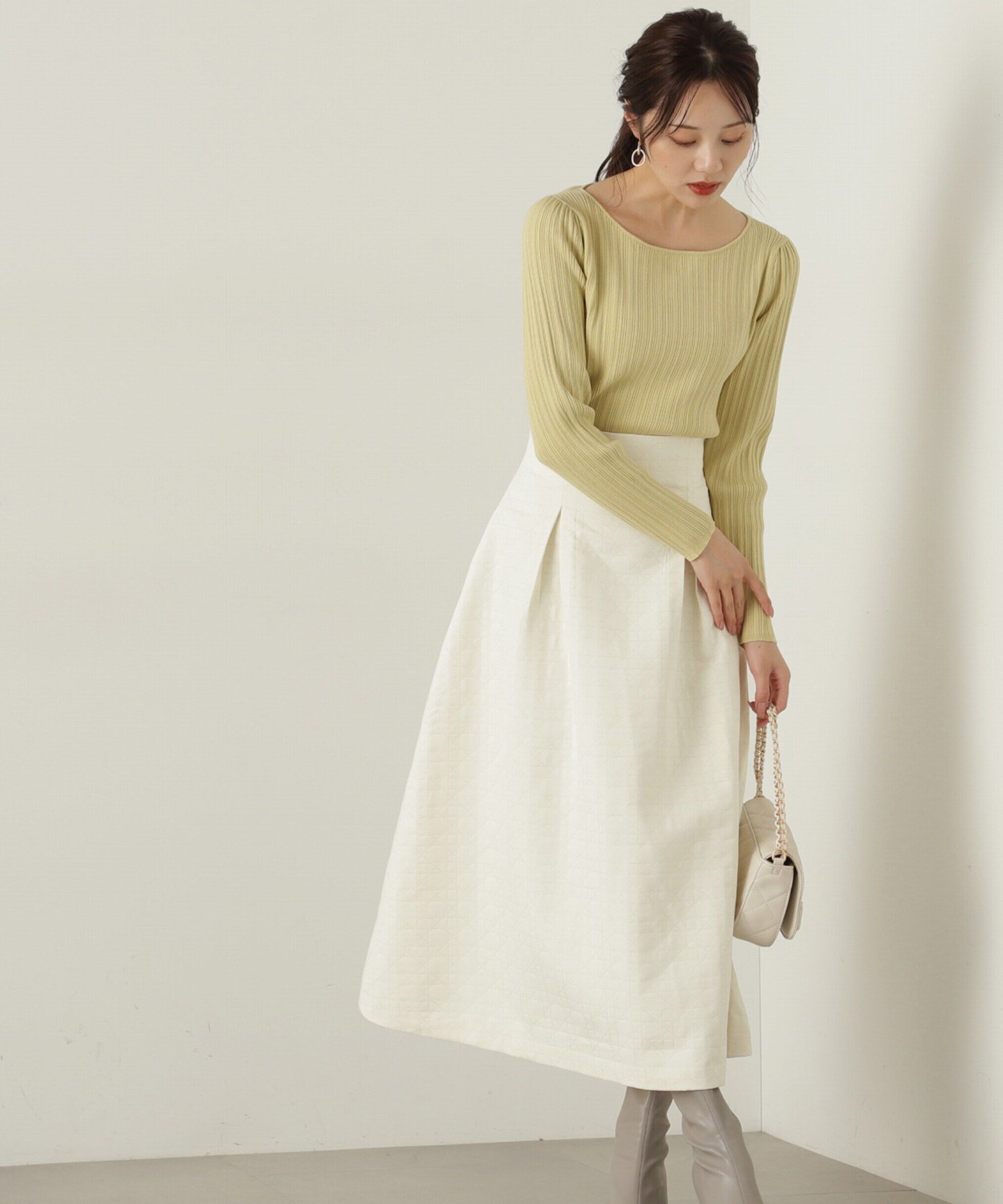 PROPORTION BODY DRESSING「バックリボンリブニット」|ニット・セーター|