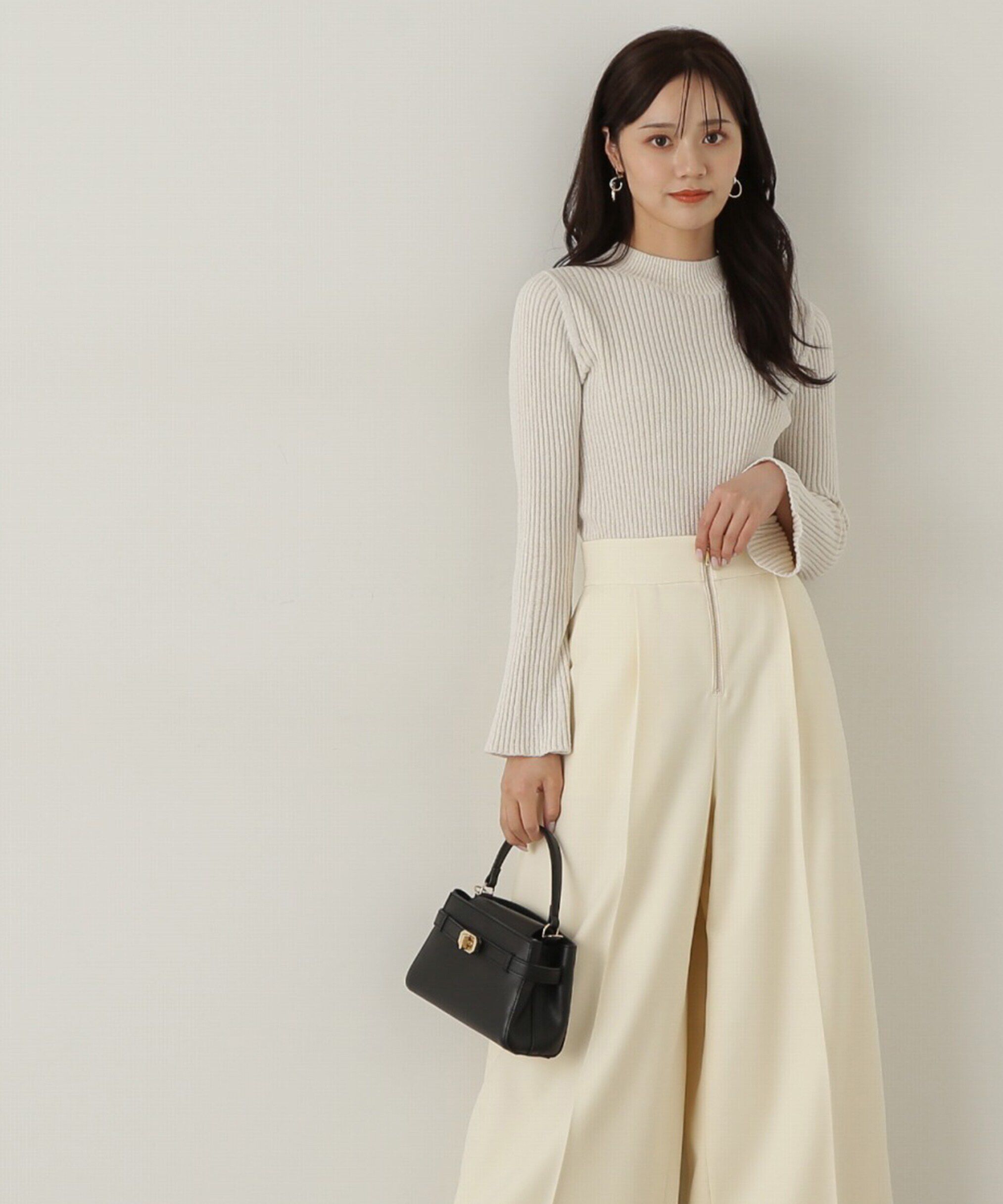 PROPORTION BODY DRESSING「ラメ入りモールリブニット」|ニット・セーター|