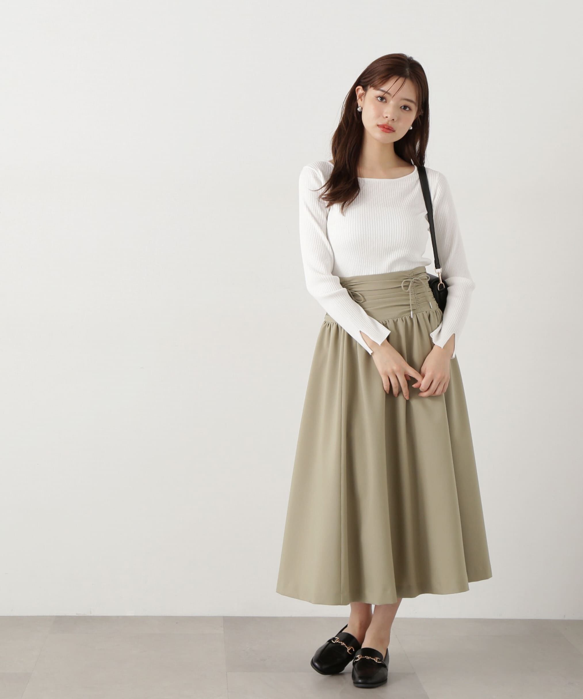 PROPORTION BODY DRESSING「ボートネックリブニット」|ニット・セーター|