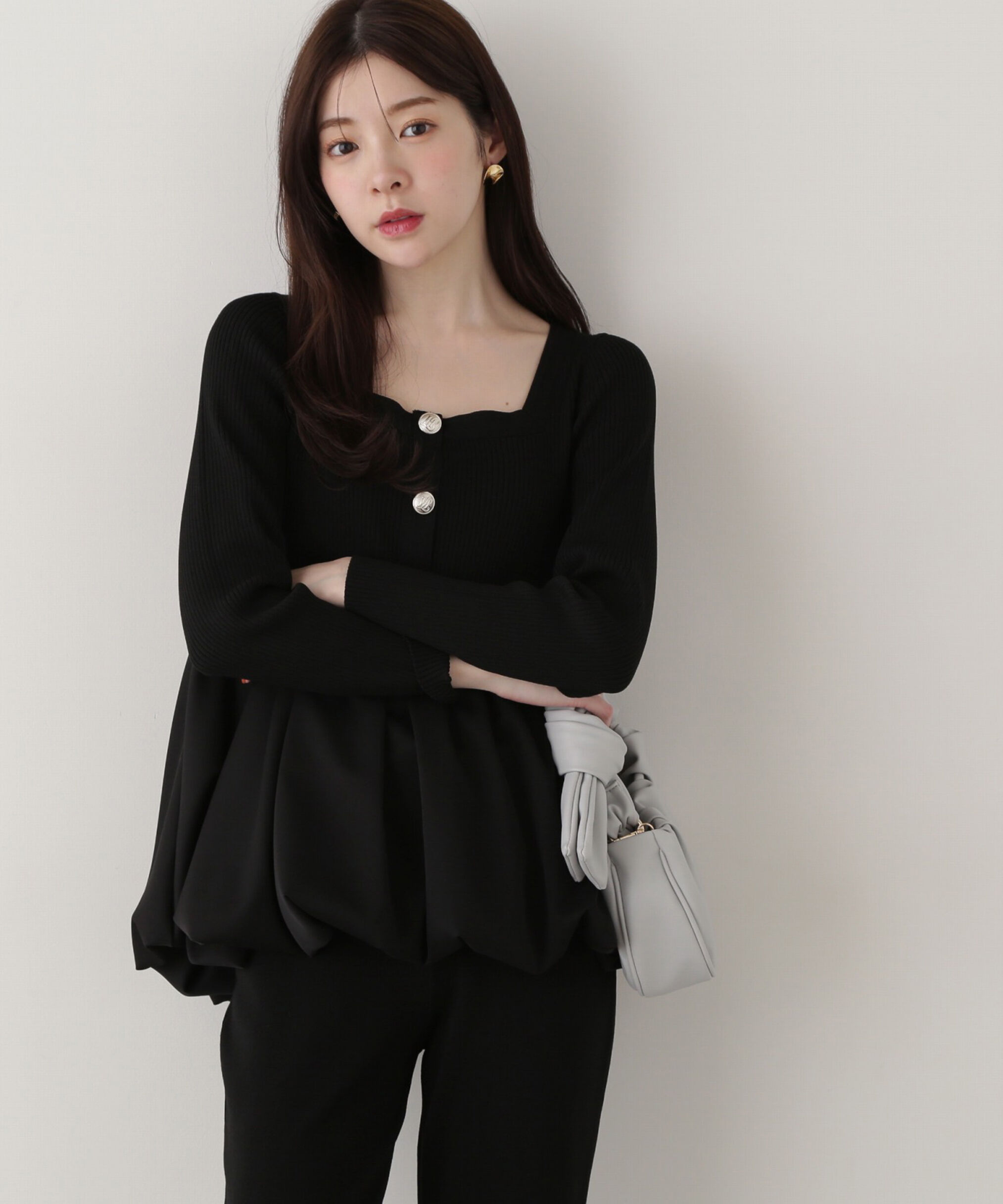 PROPORTION BODY DRESSING「バルーンリブニット」|ニット・セーター|