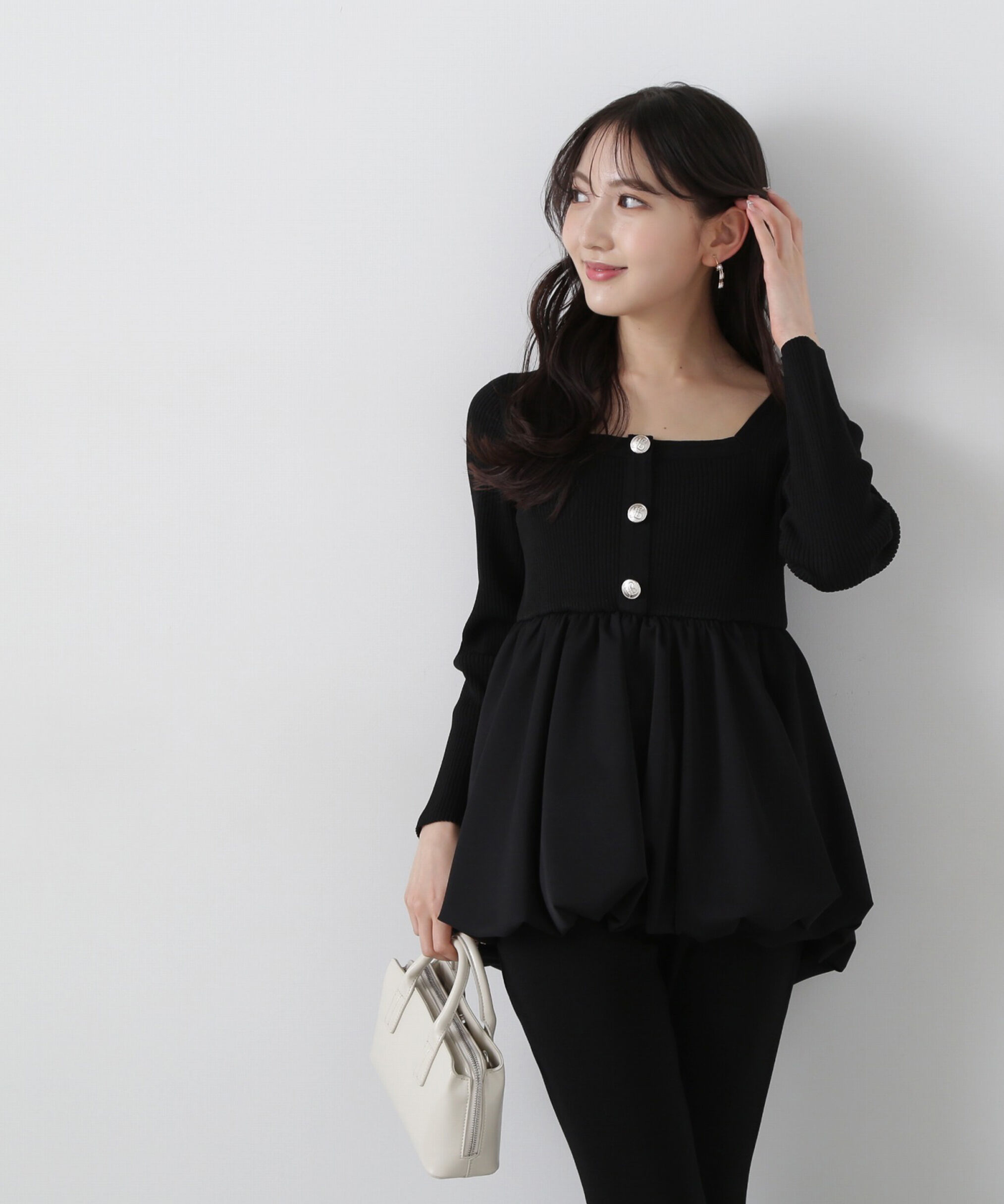 PROPORTION BODY DRESSING「バルーンリブニット」|ニット・セーター|