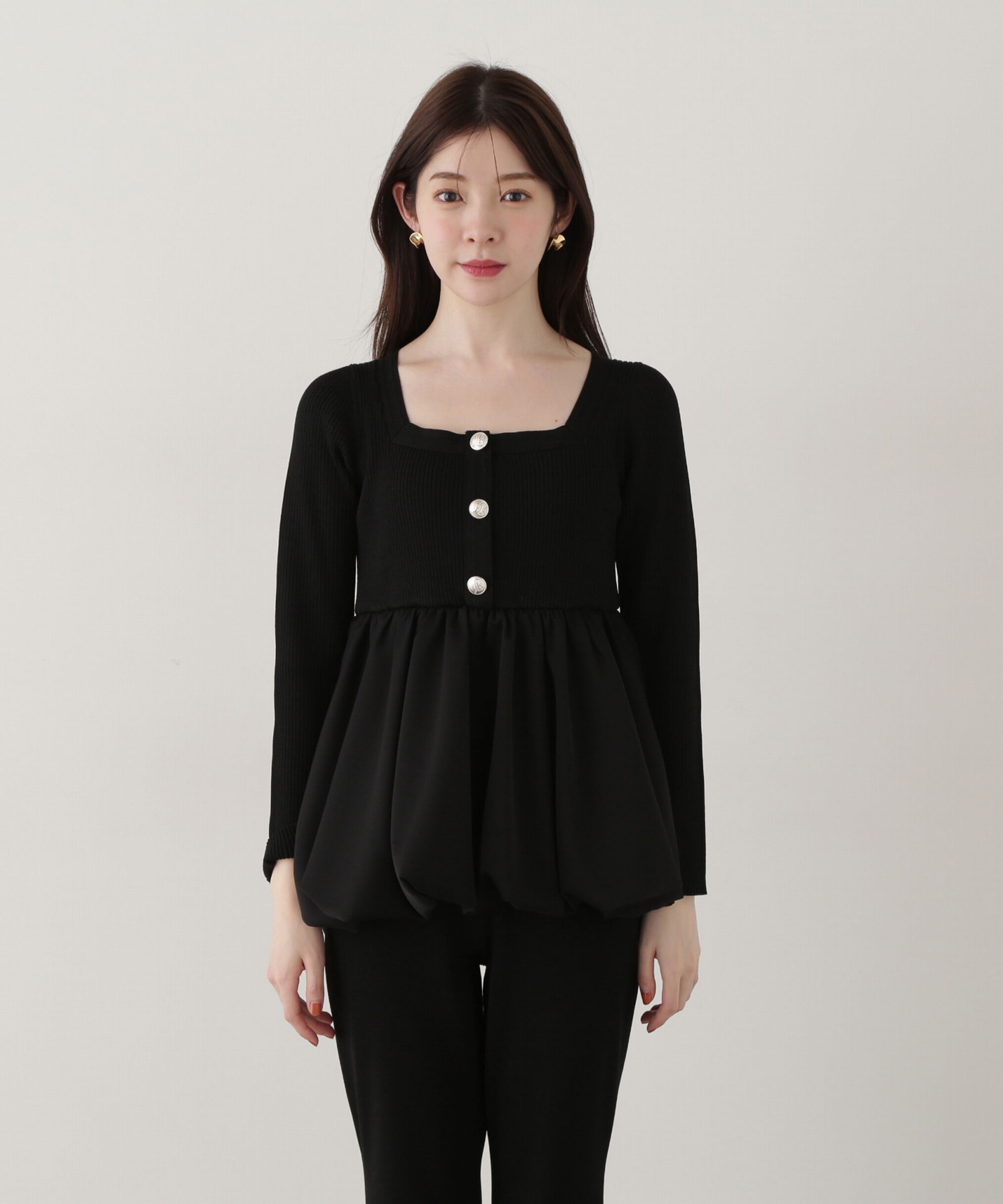 PROPORTION BODY DRESSING「バルーンリブニット」|ニット・セーター|