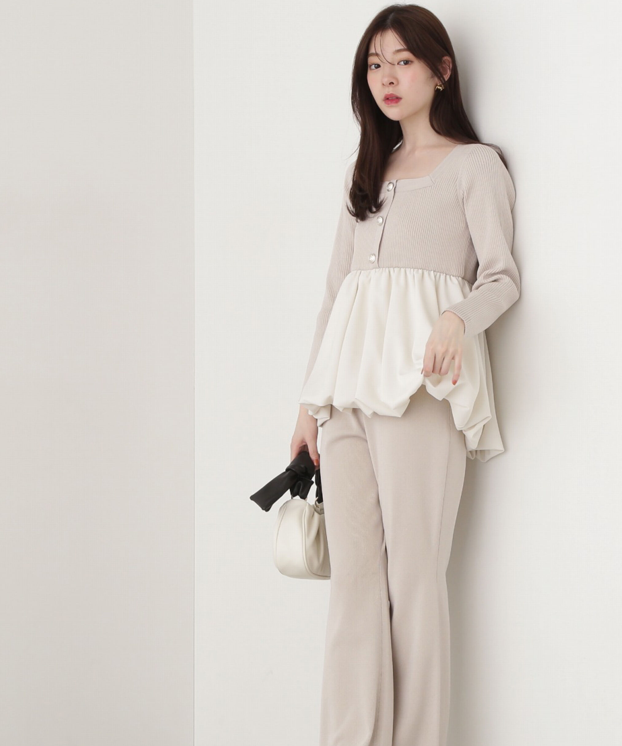 PROPORTION BODY DRESSING「バルーンリブニット」|ニット・セーター|