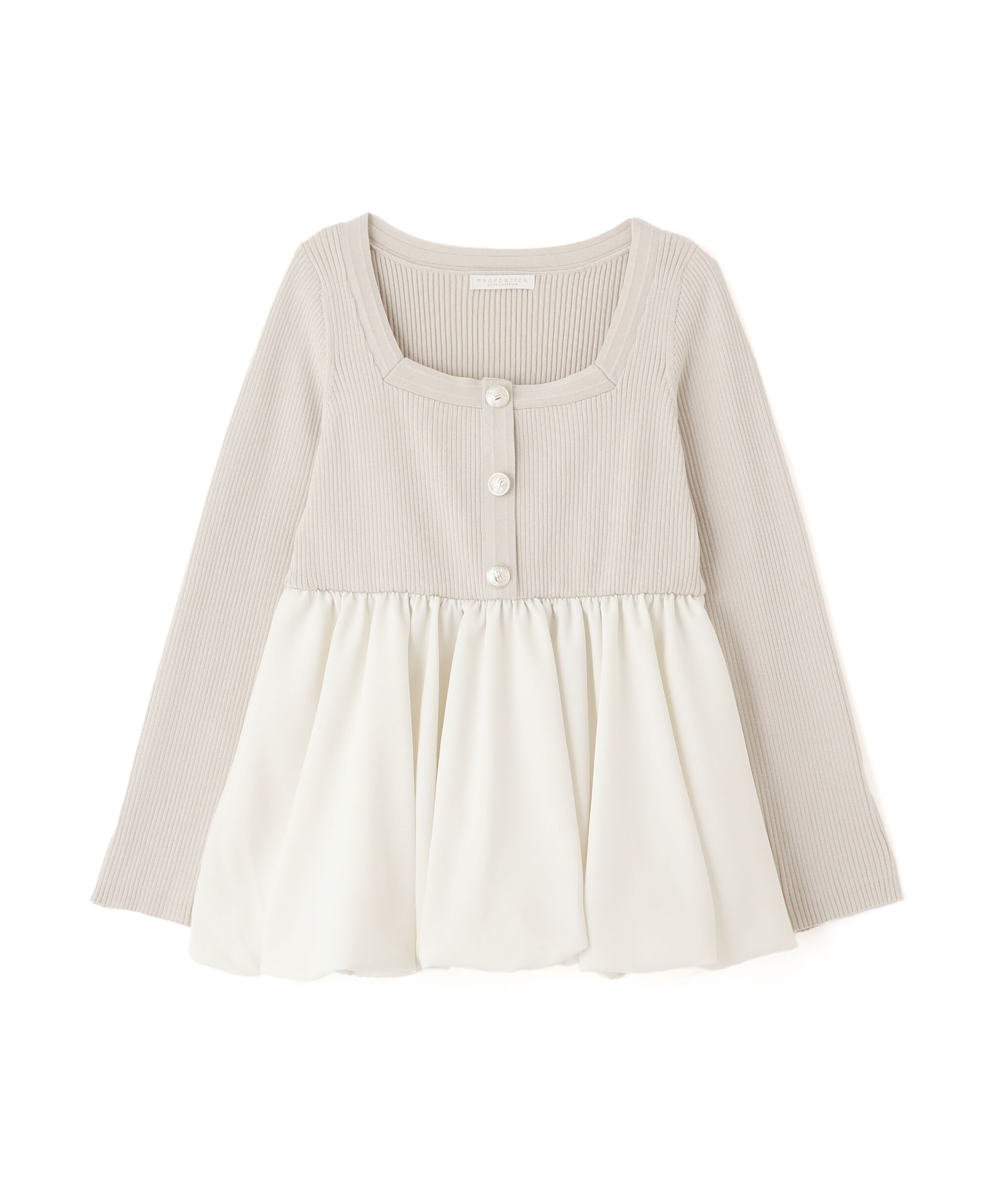 PROPORTION BODY DRESSING「バルーンリブニット」|ニット・セーター|